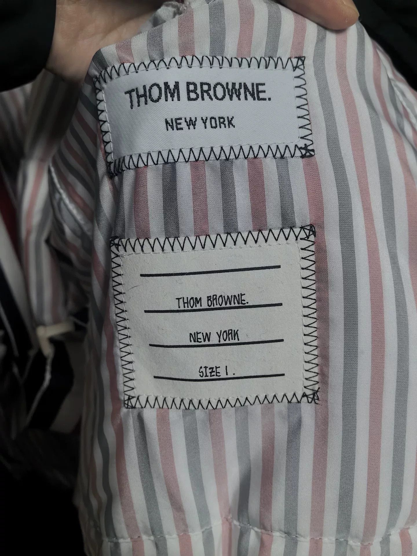 Thom Browne thom browne black down jacket for men Size US M / EU 48-50 / 2 - 4 Thumbnail