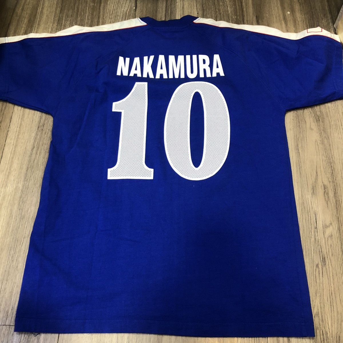 Japanese Brand Japan 2000 soccer tee #10 Nakamura Size US L / EU 52-54 / 3 - 2 Thumbnail