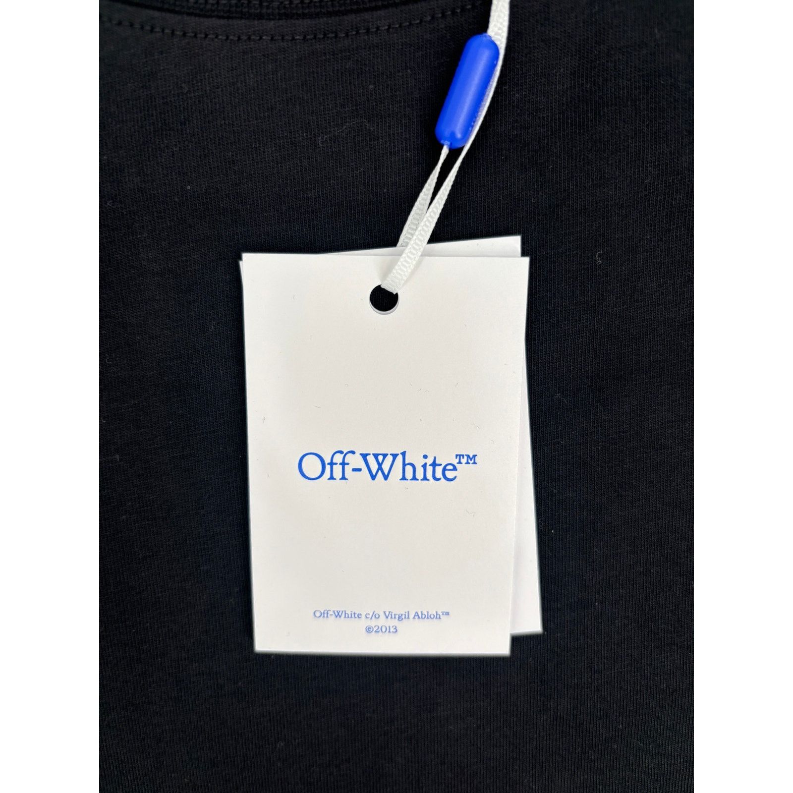 Off-White OFF-WHITE "Tape Arrows" Teal & Black T-Shirt Size XL Size US XL / EU 56 / 4 - 5 Thumbnail