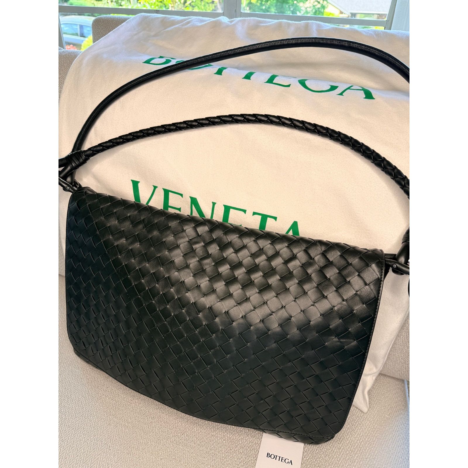 Bottega Veneta Bottega Veneta Borsa Ave Intrecciato Shoulder Crossbody Bag Size ONE SIZE - 1 Thumbnail