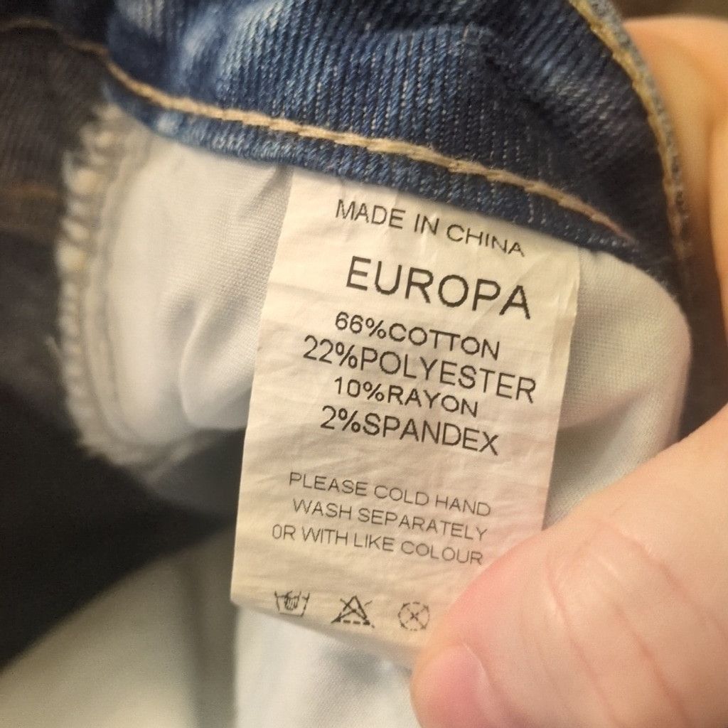 Other EuropaTheLabel American Girl Distress Fring Jeans S (2/4) Size 26" / US 2 / IT 38 - 5 Thumbnail