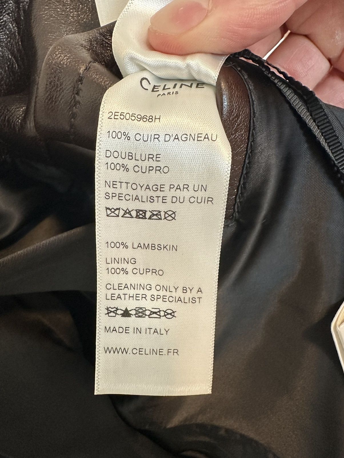 Celine Celine SS20 trucker jacket in lambskin Size US M / EU 48-50 / 2 - 6 Thumbnail