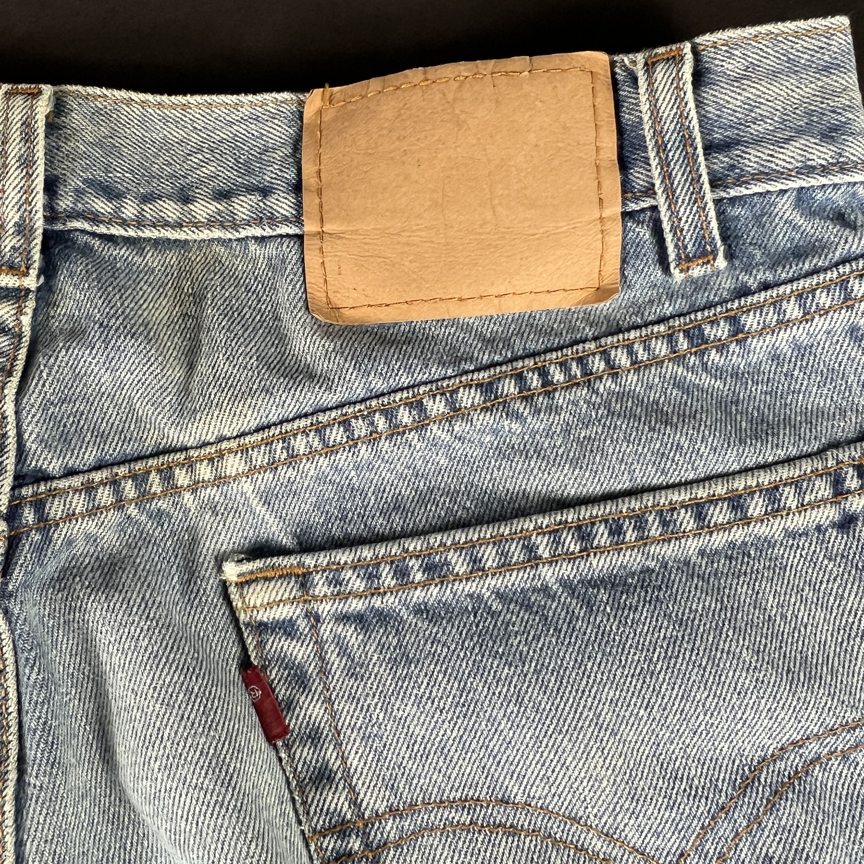 Levi's × Vintage Y2K Levi's Jeans 550 Relaxed Blue Dingy Denim Size US 34 / EU 50 - 4 Thumbnail