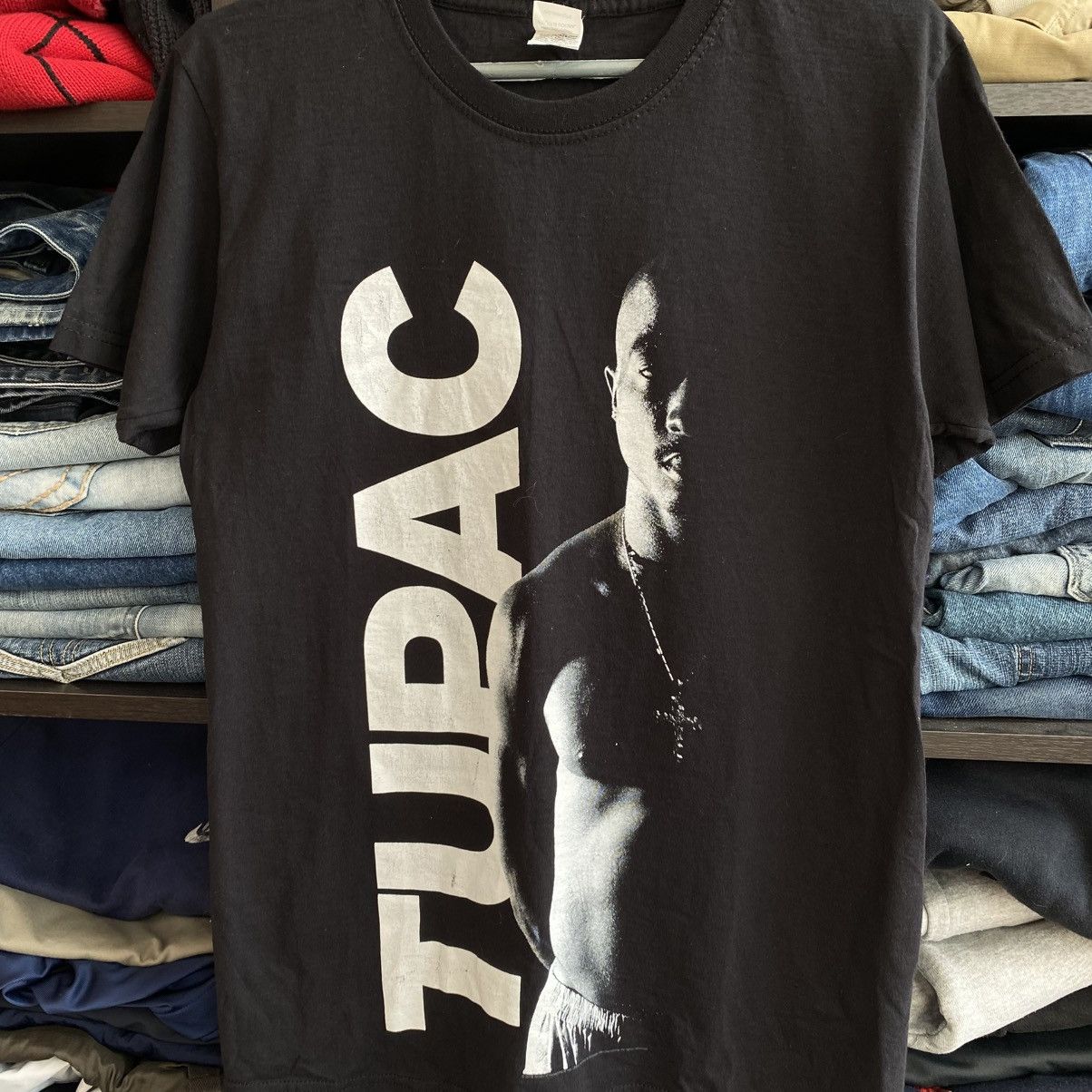 Rap Tees Vintage Tupac Big Logo 2016 Rap streetwear tee Size US S / EU 44-46 / 1 - 2 Thumbnail