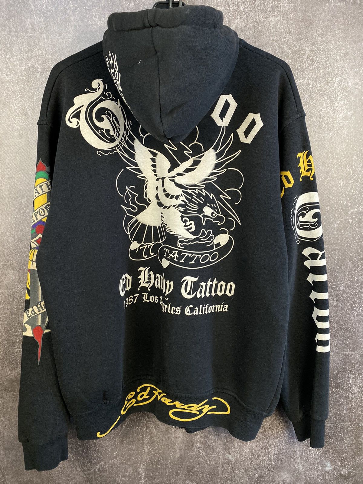 Christian Audigier Vintage Ed Hardy Hoodie Christian Audigier Really Point Size US XL / EU 56 / 4 - 2 Thumbnail