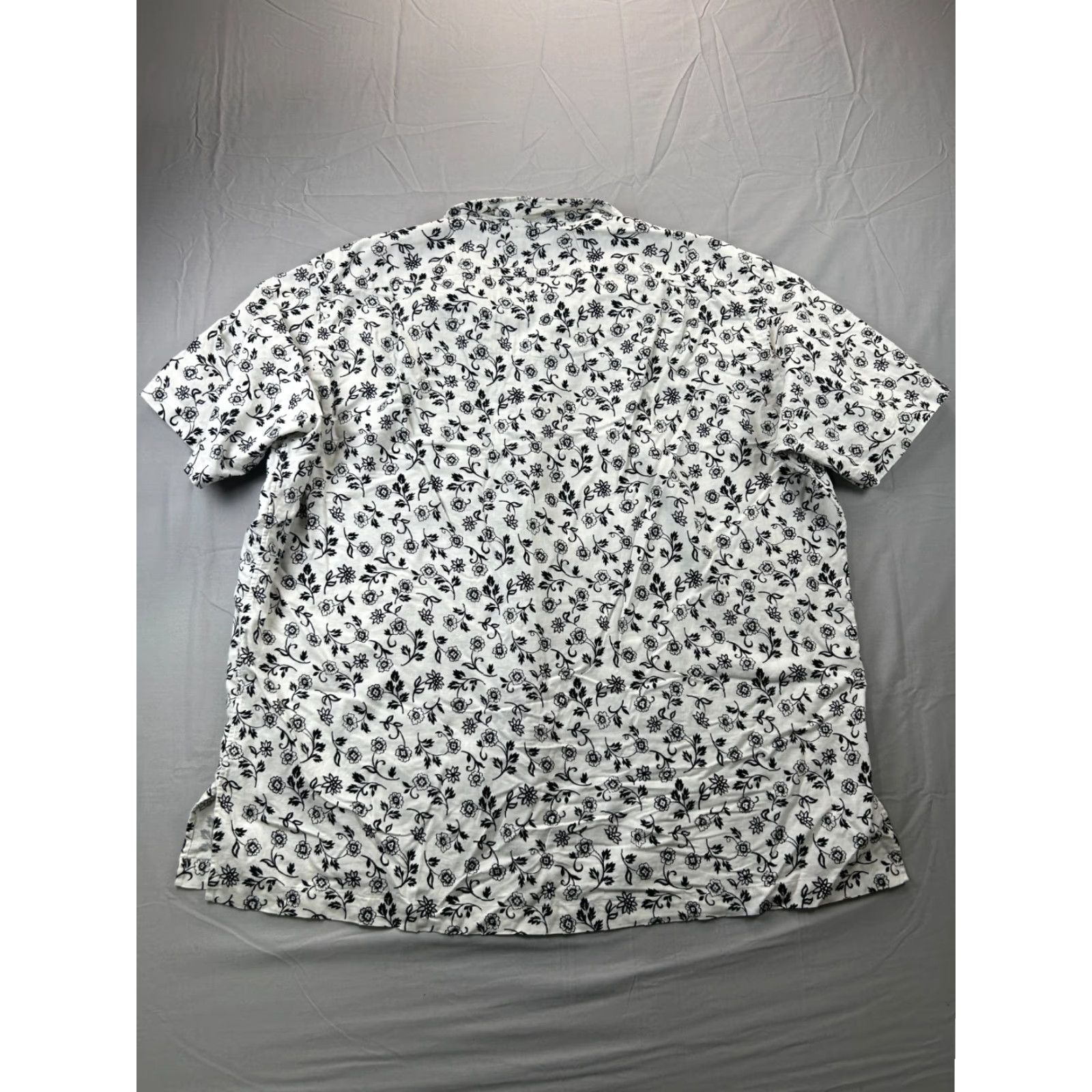 Polo Ralph Lauren Polo Ralph Lauren Shirt XL White Flower Floral Short Sleeve Button-Up Button-Down Collared Casual Men Size US XL / EU 56 / 4 - 4 Thumbnail
