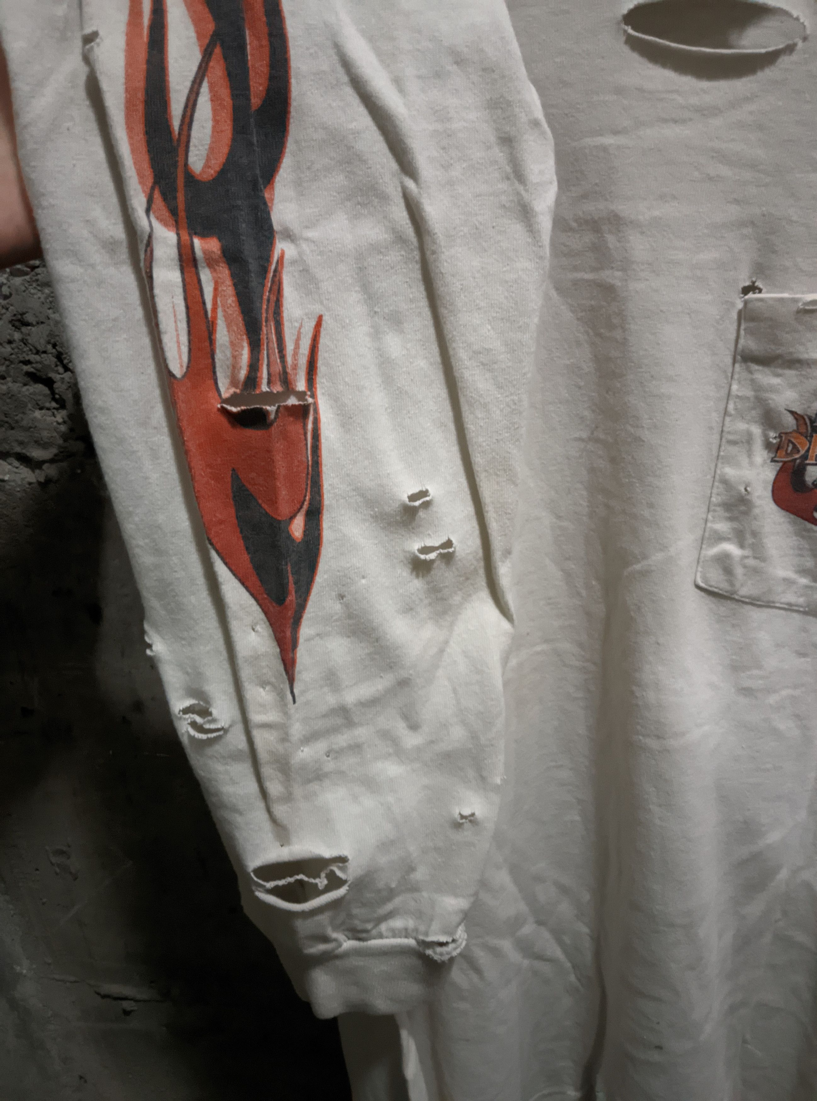 Harley Davidson Vintage thrashed Harley Davidson flames distressed WCC ERD Size US L / EU 52-54 / 3 - 4 Thumbnail
