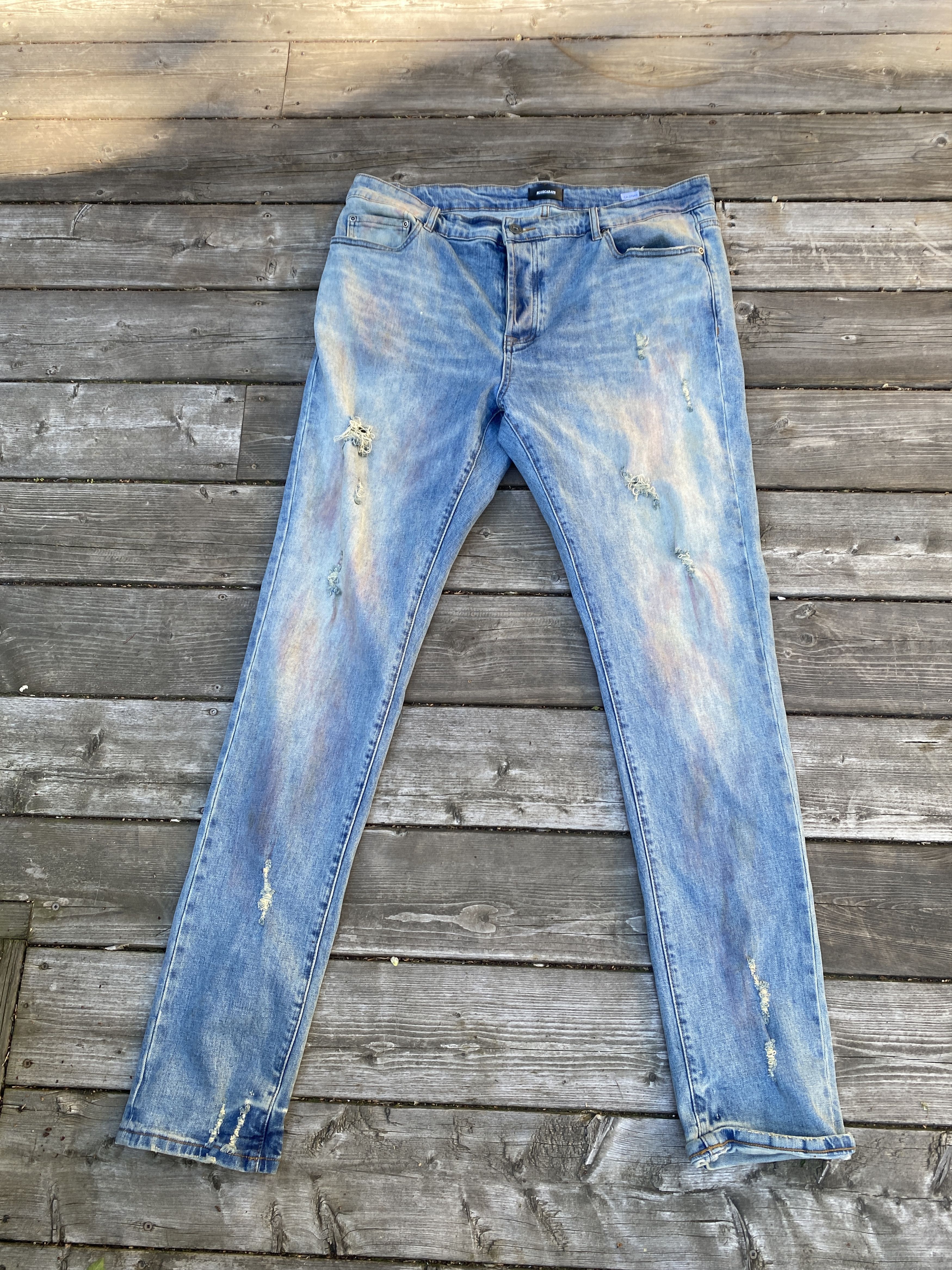 Bluecarats Japanese Denim Designer Jeans Size 34 Blue