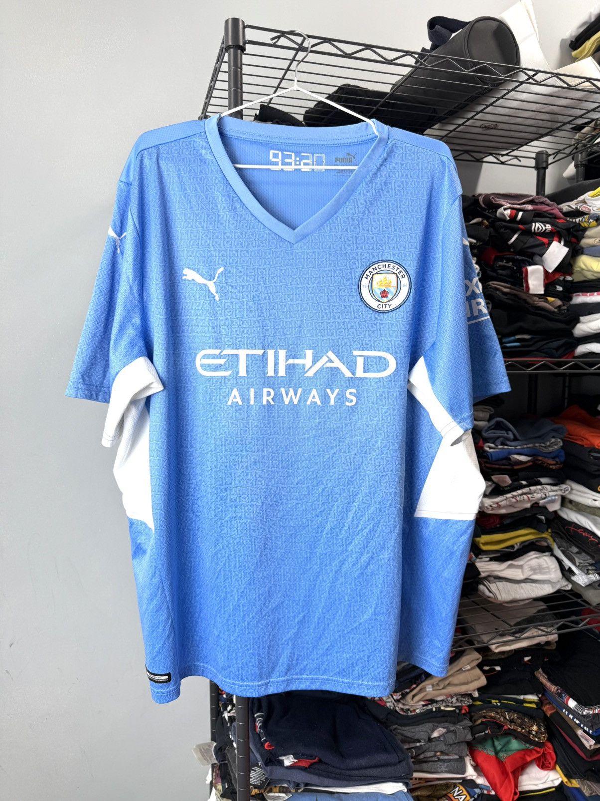 Puma Puma Manchester City Soccer Jersey T Shirt Size US XXL / EU 58 / 5 - 1 Thumbnail