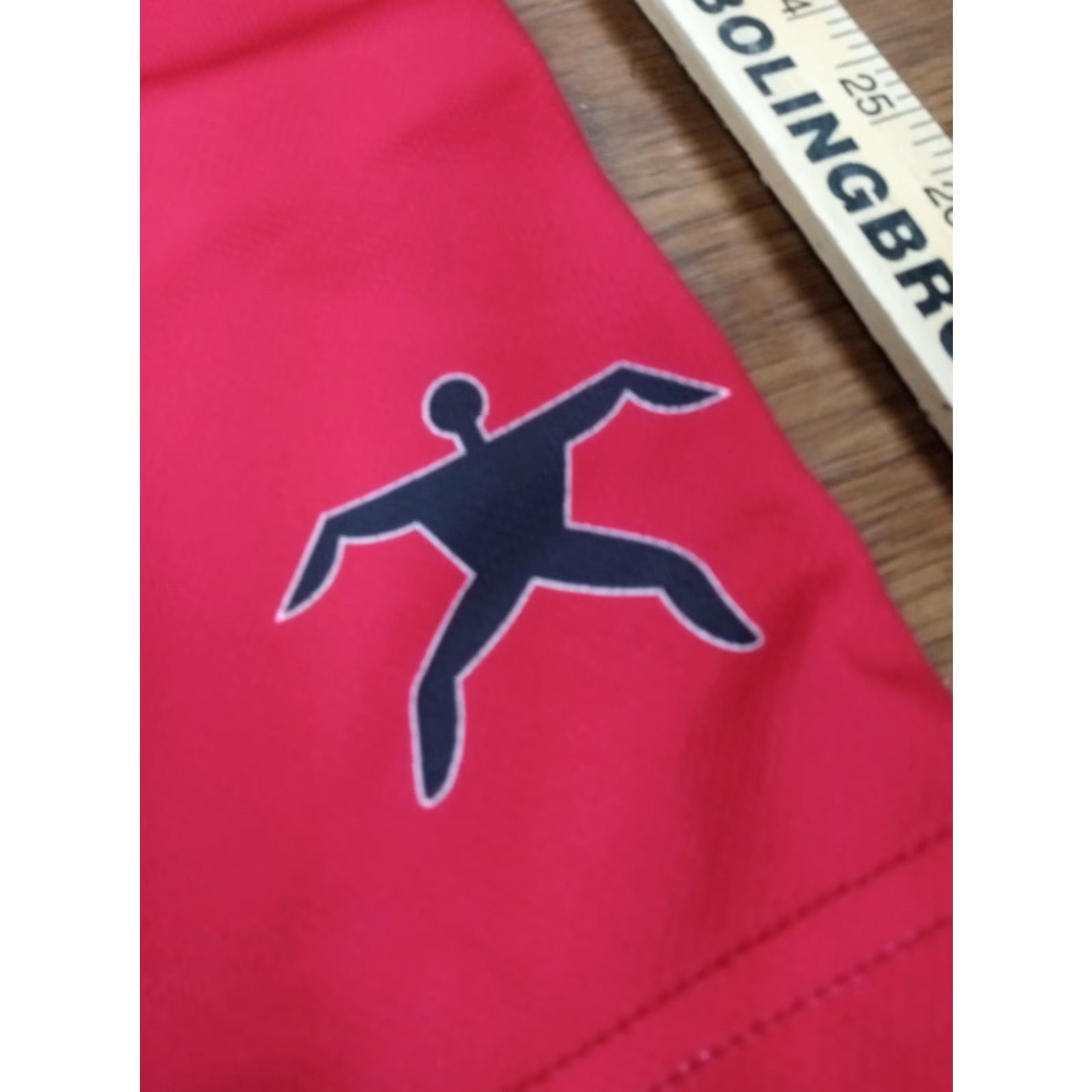 Vintage USA Fast Dry Shirt Polo Red XL CrossFit Running USA Theme Men Short Sleeve Collered Loco Sponsor Ultra Triathlon D3 Size US XL / EU 56 / 4 - 5 Thumbnail