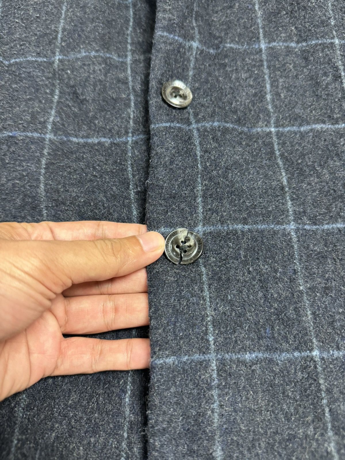 GOSTAR DE FUGA Gostar De fuga Checkered OverCoat Wool Jacket Size US S / EU 44-46 / 1 - 7 Thumbnail