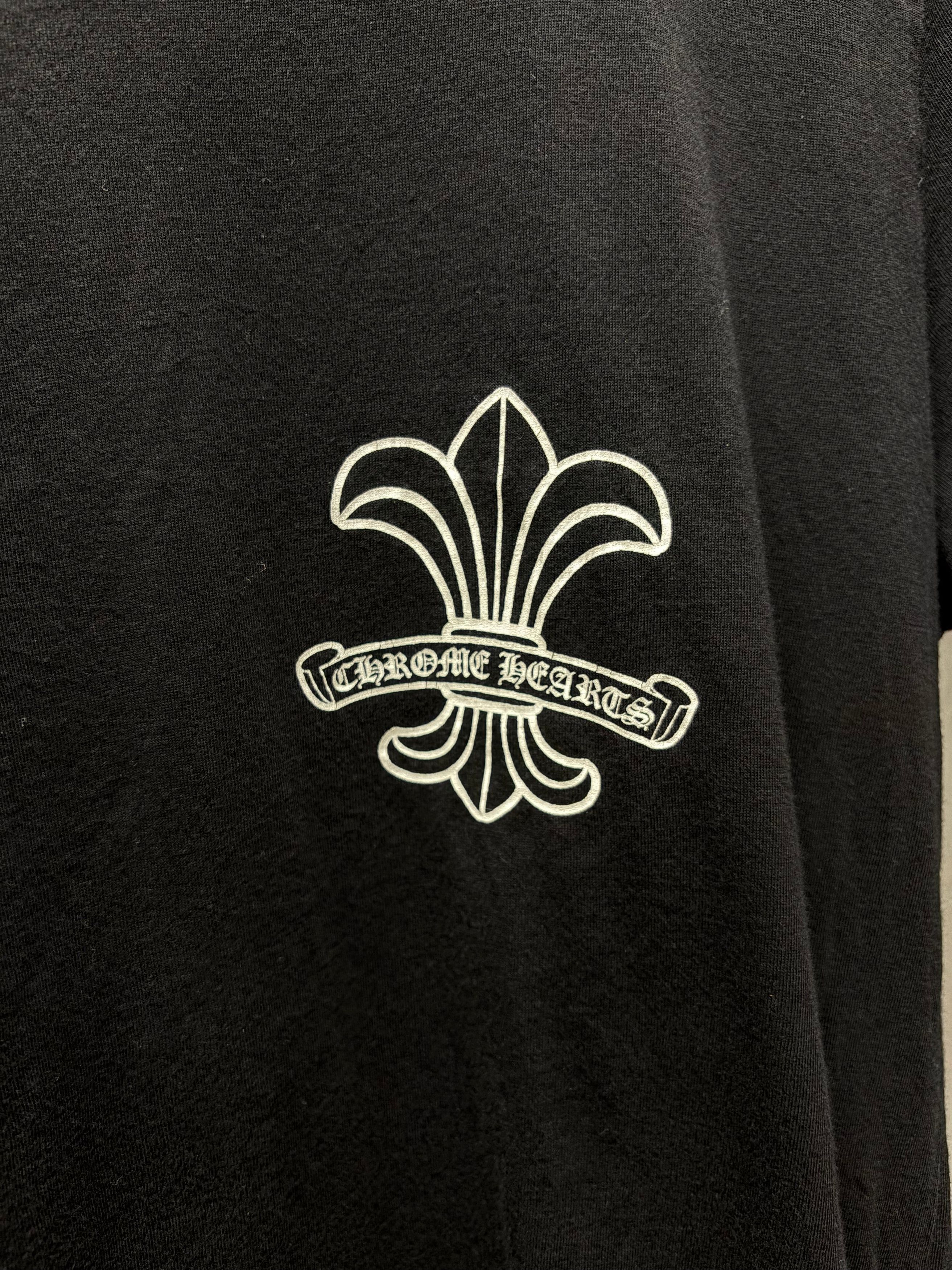 Chrome Hearts Chrome Hearts ‘Fleur De Lis/Scroll Logo’ Black Graphic T-Shirt Size US S / EU 44-46 / 1 - 2 Thumbnail