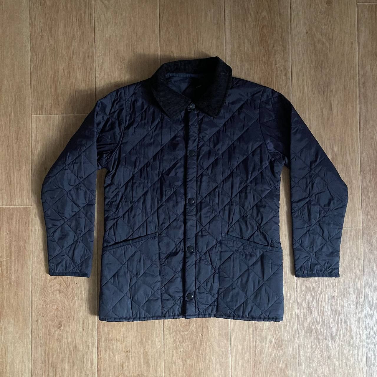 Barbour × Vintage Quilted Bomber Jacket Barbour Size YМ Size S / US 4 / IT 40 - 2 Thumbnail