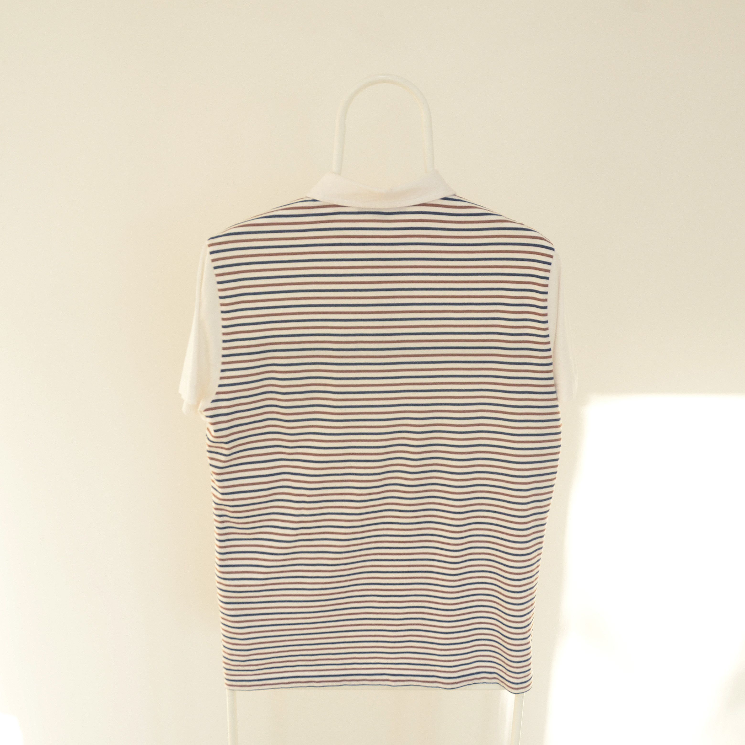 Aquascutum Aquascutum Short Sleeve Polo White Perfect T-Shirt Stripe Size US M / EU 48-50 / 2 - 2 Thumbnail