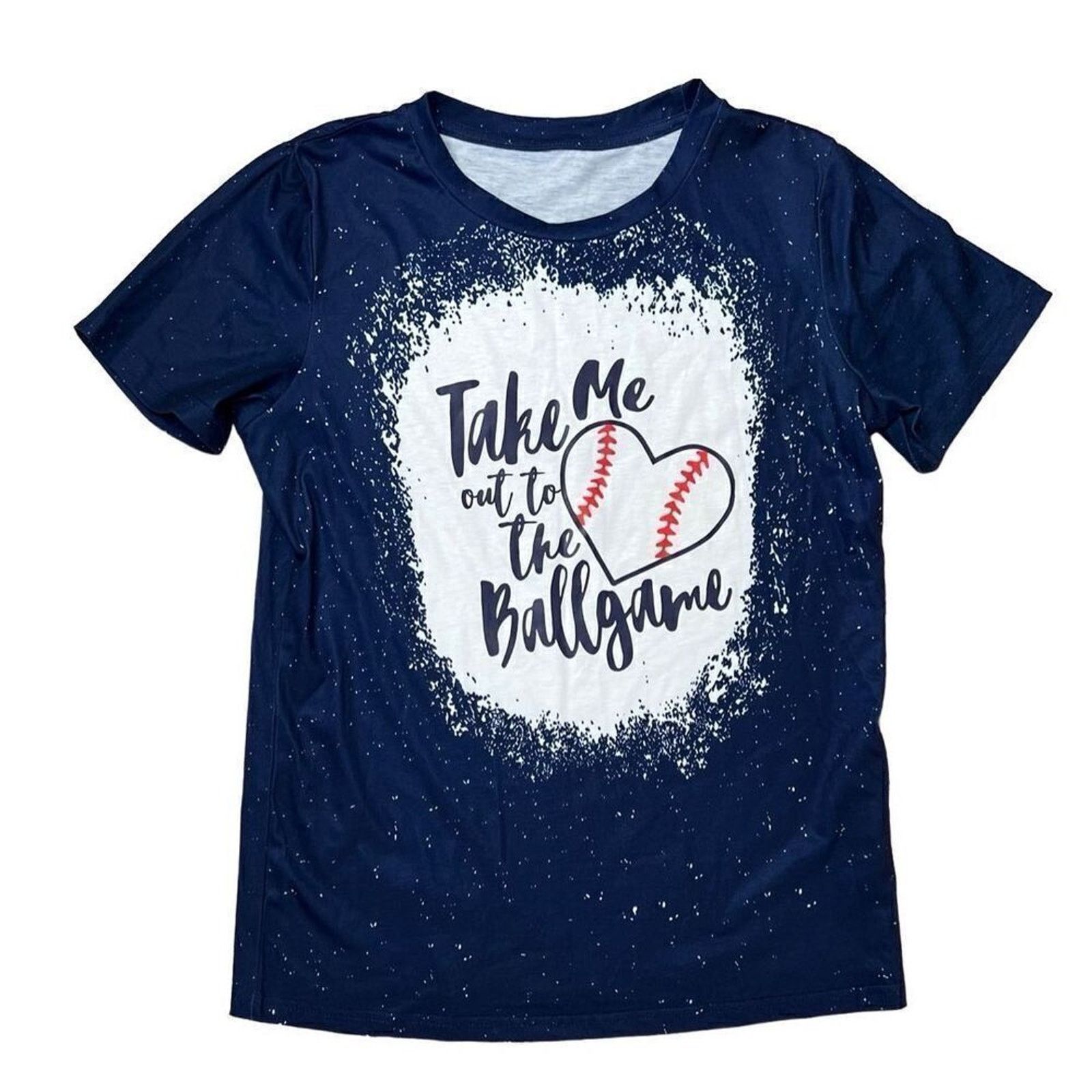 Other Blue Take Me Out to the Ballgame Graphic T-Shirt MEDIUM NWOT Size M / US 6-8 / IT 42-44 - 1 Thumbnail