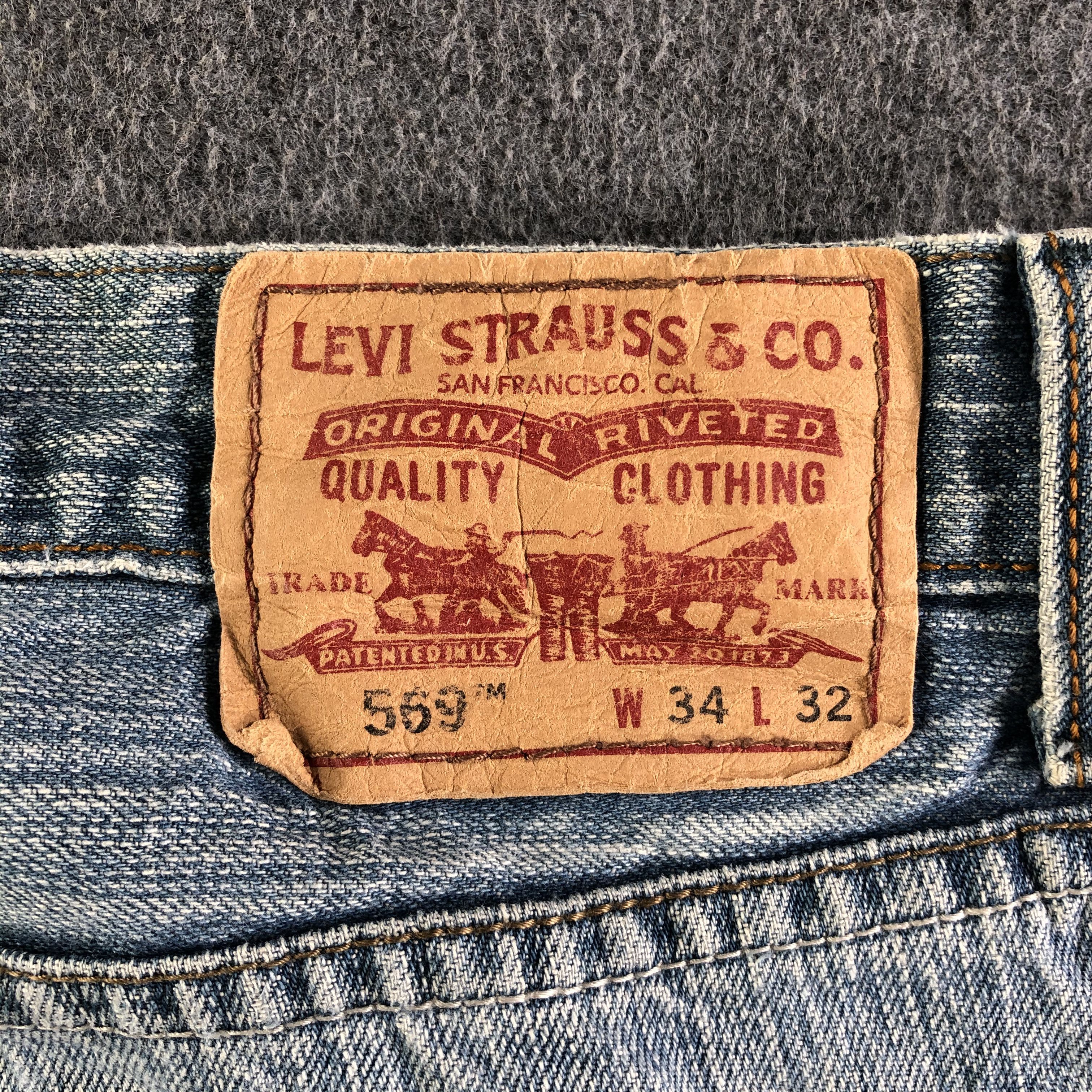 Levi's Vintage Levis 569 Jeans-J4418 Size US 35 - 5 Thumbnail