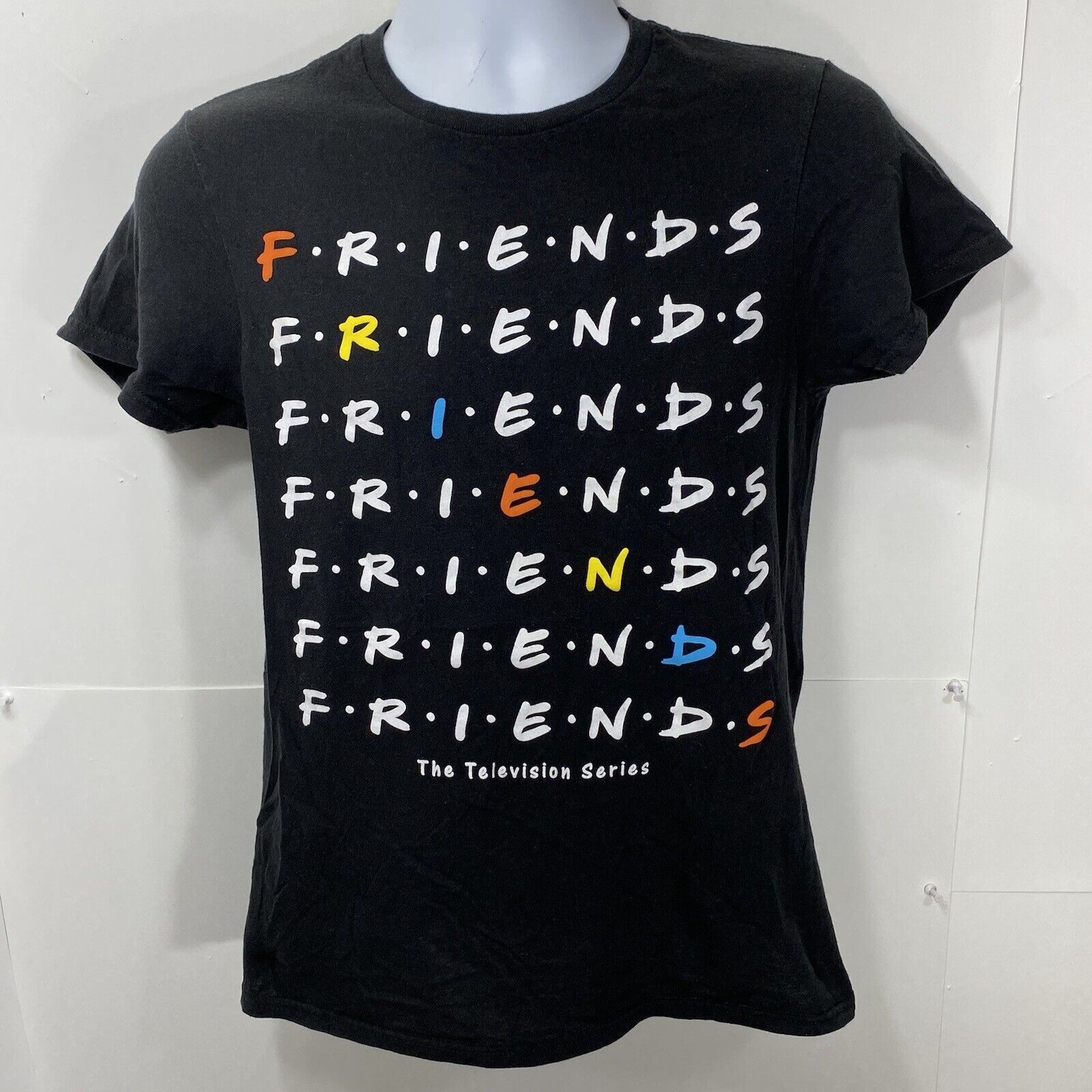 Other Friends TV Show Small Black Logo Graphic T Shirt Size S / US 4 / IT 40 - 1 Thumbnail