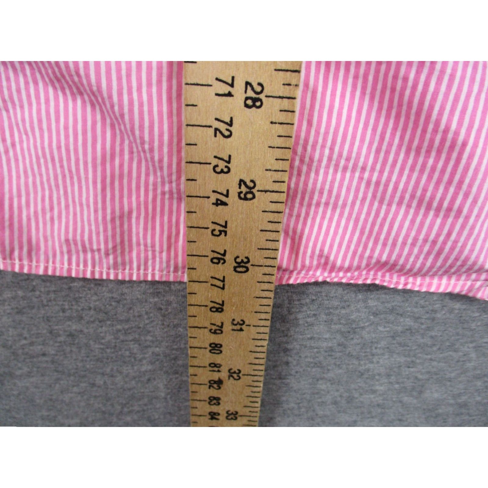 Ralph Lauren Ralph Lauren Custom Fit Shirt XL Men's Button-Down Salmon White Stripe Shirt Size US XL / EU 56 / 4 - 4 Thumbnail