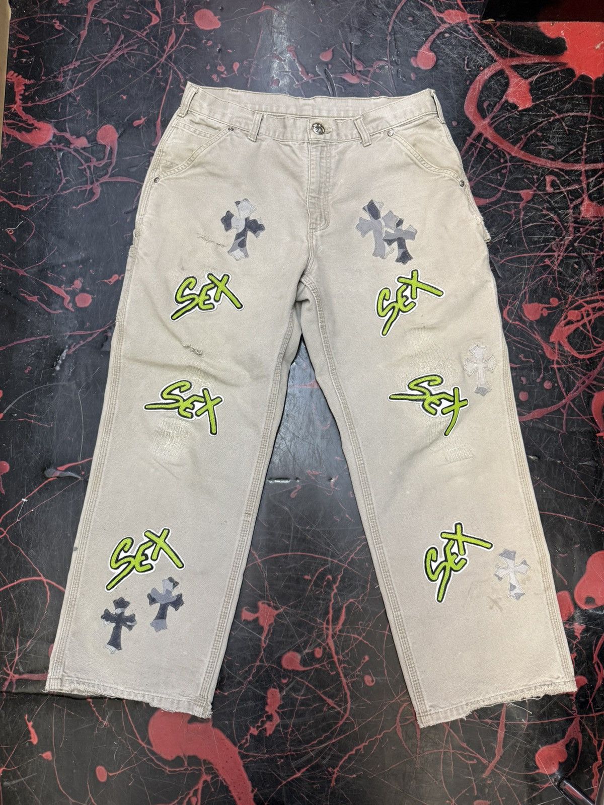 Chrome Hearts Sex Pants | Grailed
