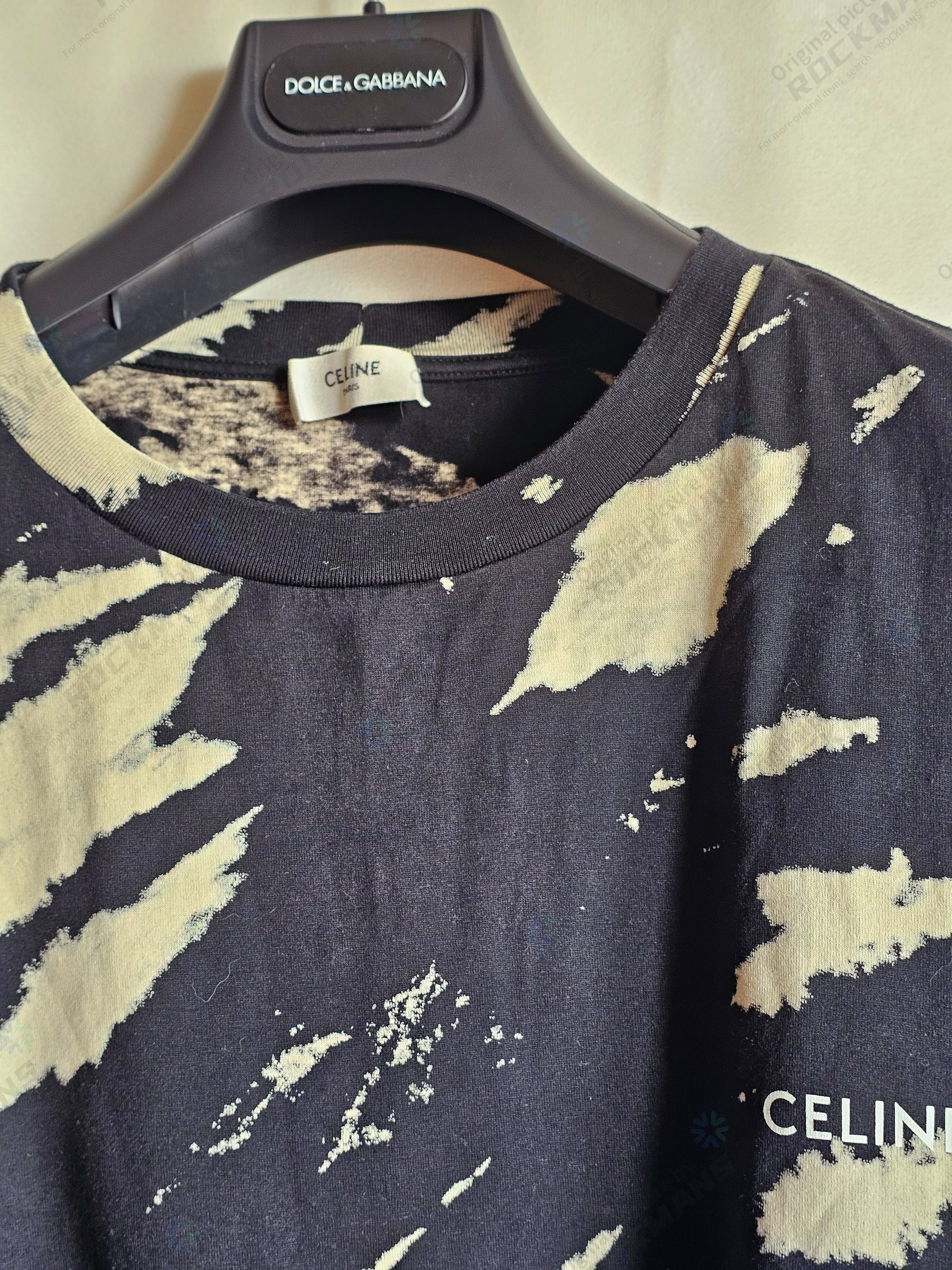 Celine CELINE Men's Tie-Dye Oversize T-Shirt Size M Size US M / EU 48-50 / 2 - 3 Thumbnail