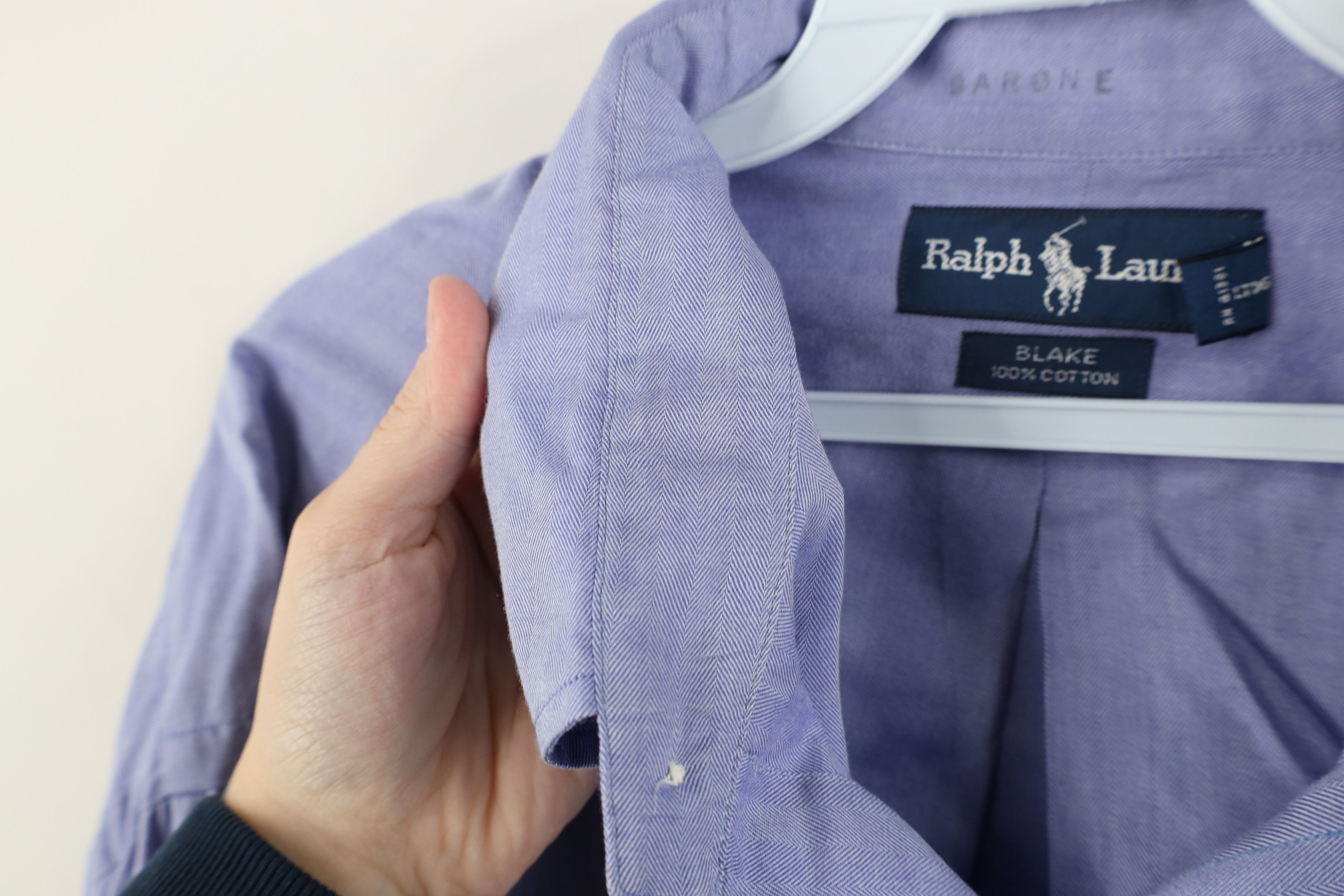 Ralph Lauren Vintage 90s Ralph Lauren Collared Button Down Shirt Blue Size US XXL / EU 58 / 5 - 6 Thumbnail
