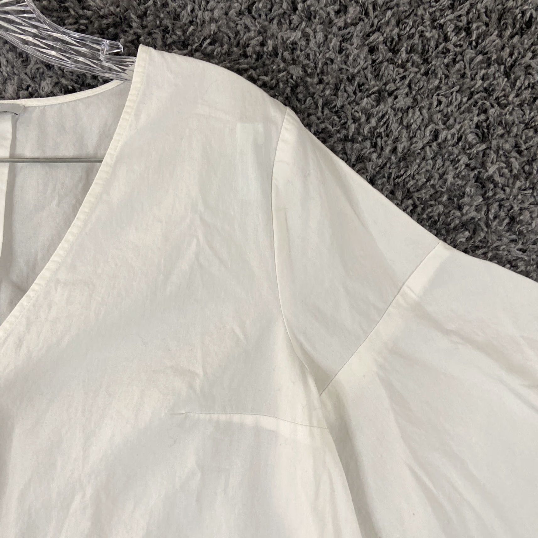Madewell Madewell Shirt Women S White Button-Up Long Womens Size S / US 4 / IT 40 - 4 Thumbnail