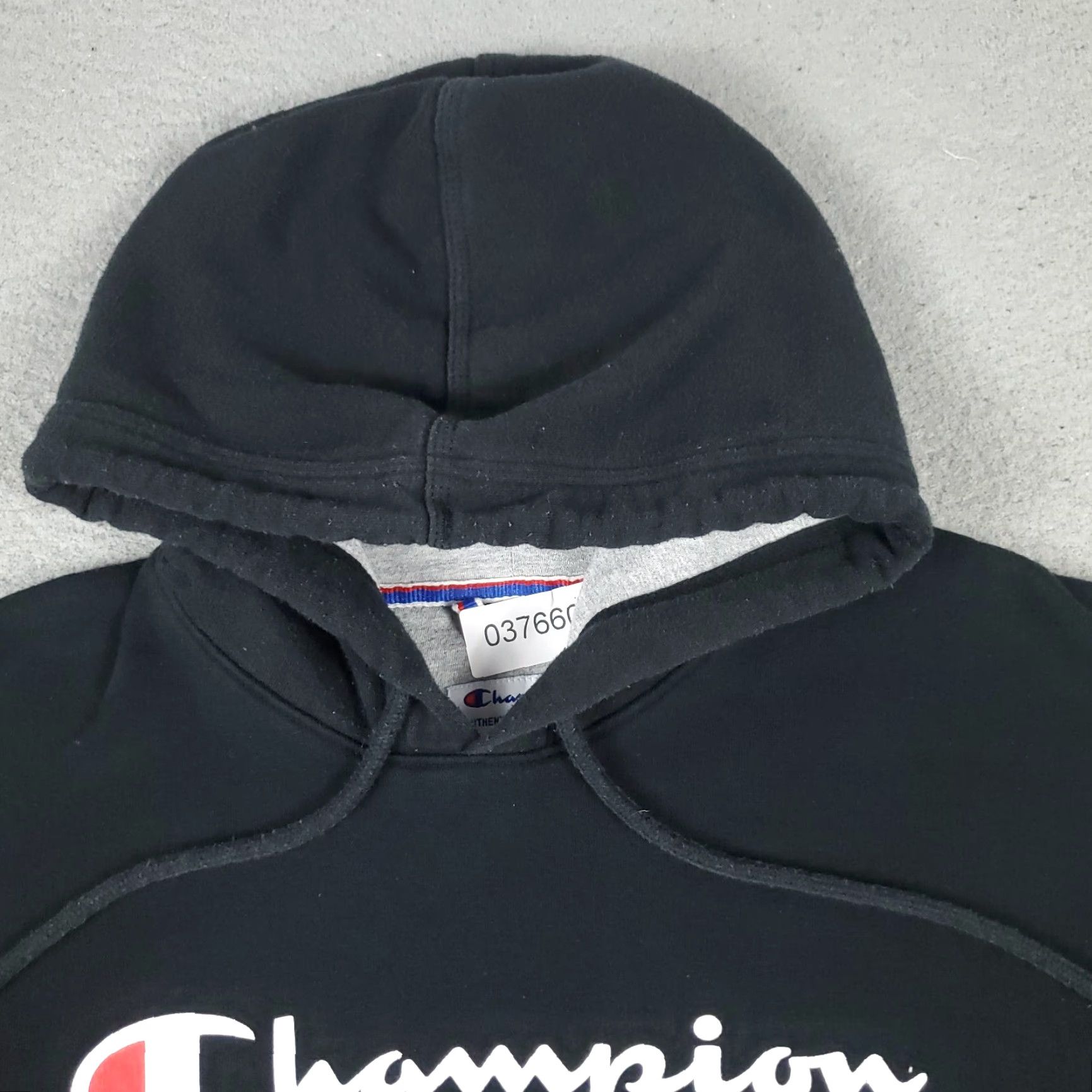 Champion Champion Hoodie Mens Medium Black Pullover Casual Sweatshirt Classic Outdoor Sports Size US M / EU 48-50 / 2 - 3 Thumbnail