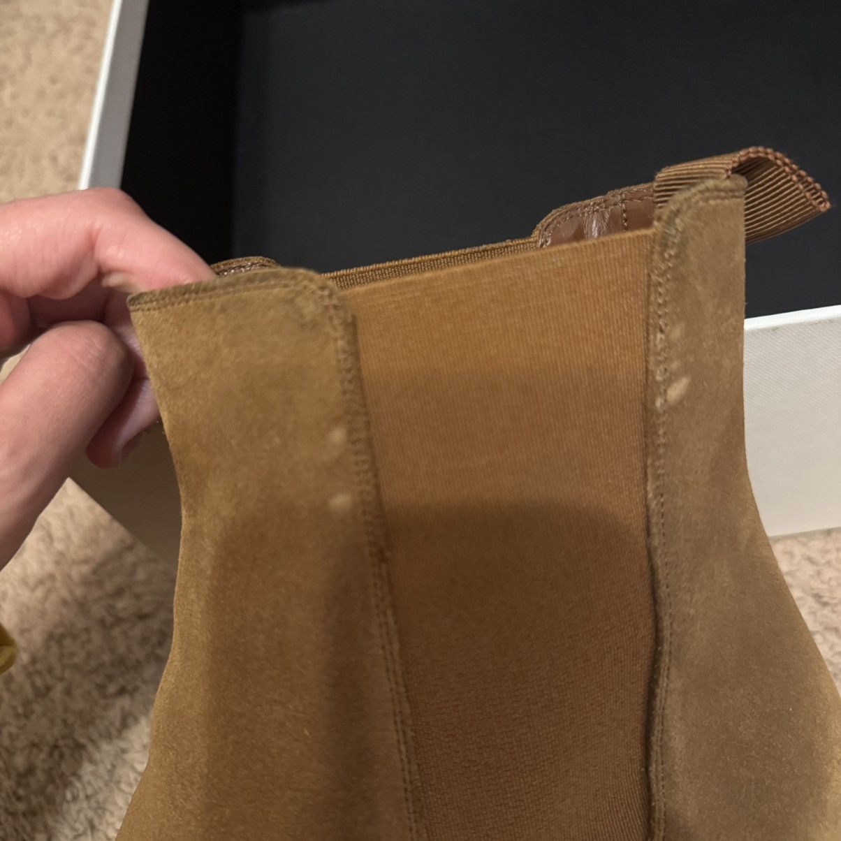 Celine × Hedi Slimane Celine Homme Suede Chelsea Boots Size US 10 / EU 43 - 5 Thumbnail