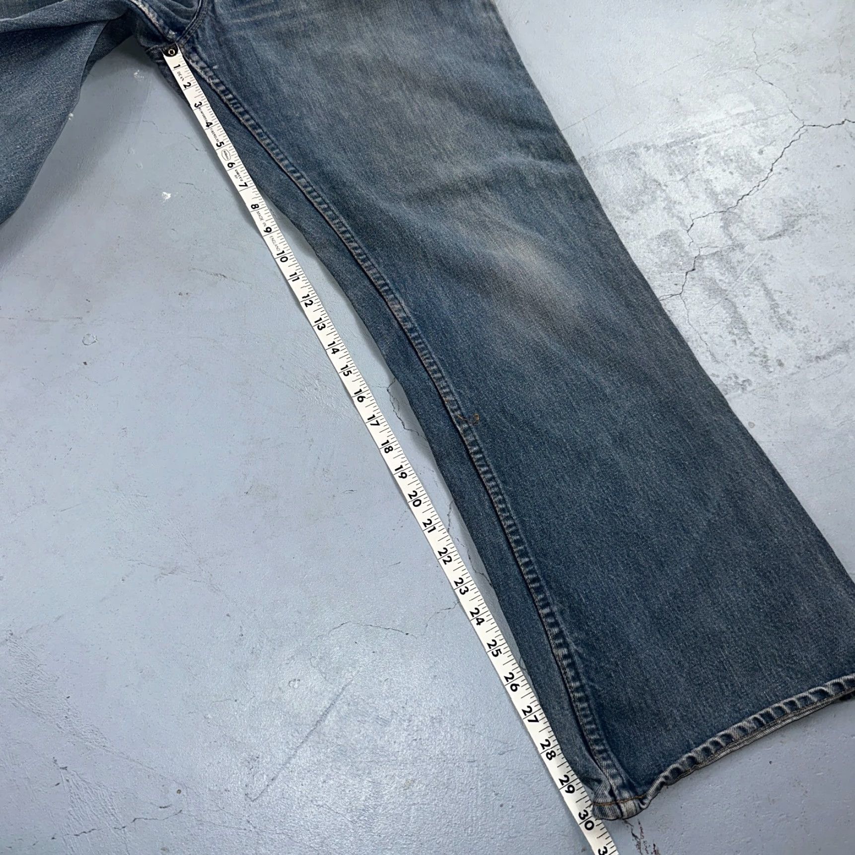 Levi's VINTAGE Levi's 646 Jeans Bootcut Men 40x30 Blue Denim USA 70s 500 Series Slim Classic Mid Rise Retro 40 Mens Size US 40 / EU 56 - 6 Thumbnail