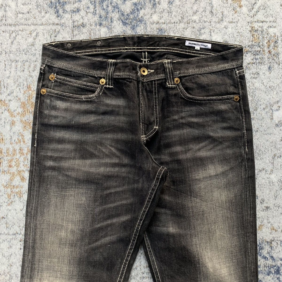 Japanese Brand Y2K Rare Semantic Design Gothic Punk Jeans Multi Zippers Size US 30 / EU 46 - 6 Thumbnail