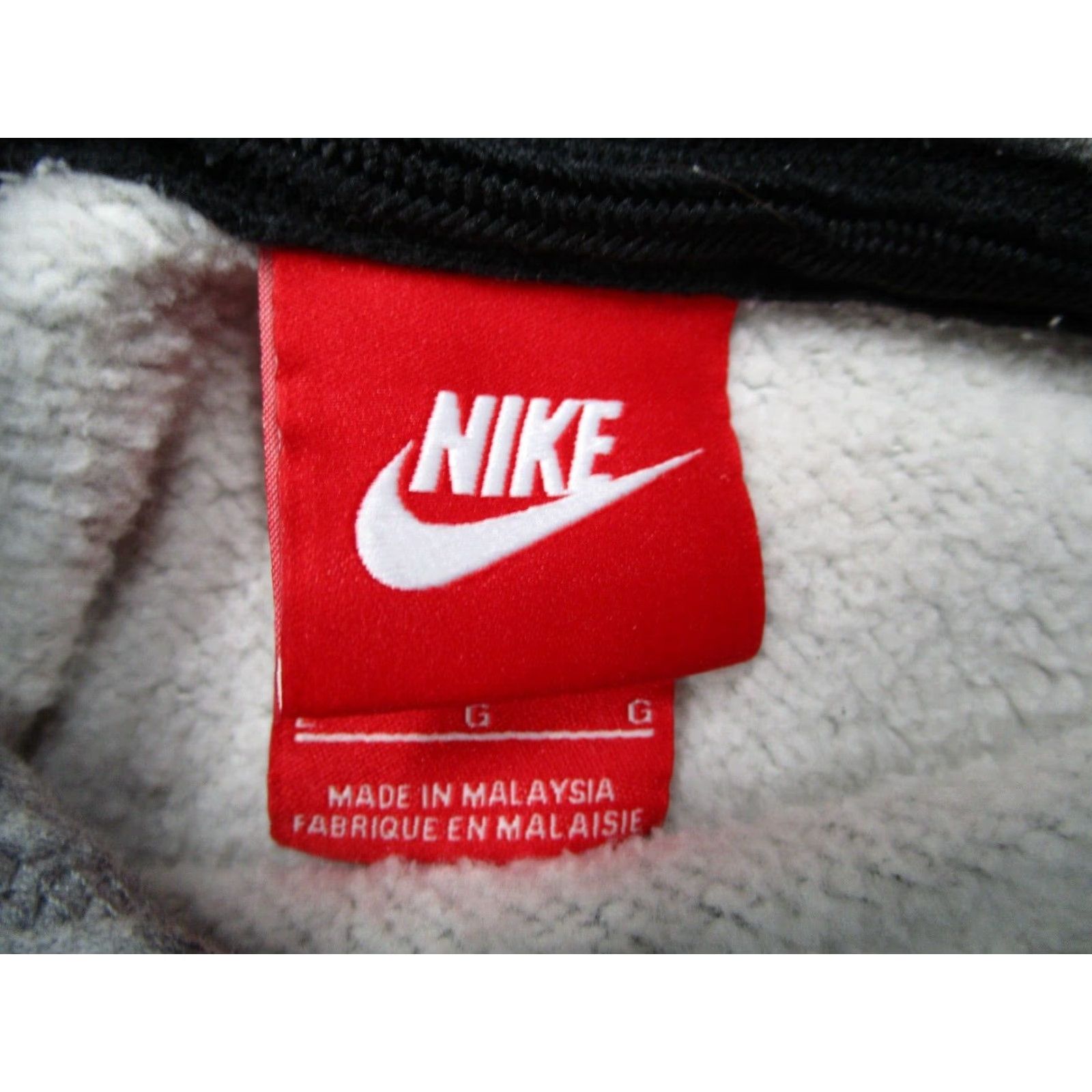 Nike Nike Hoodie Mens Large Gray Neon Spellout Sweatshirt Pullover Colorful 90s Theme Sports Pockets Hooded Drawstring Kangaroo Front Graphic 90s Mens Size US L / EU 52-54 / 3 - 3 Thumbnail