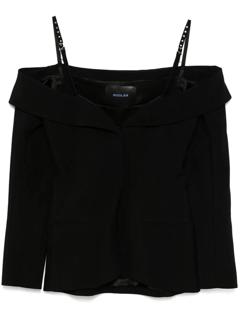 Mugler LONG SLEEVES TOP Size L / US 10 / IT 46 - 1 Thumbnail