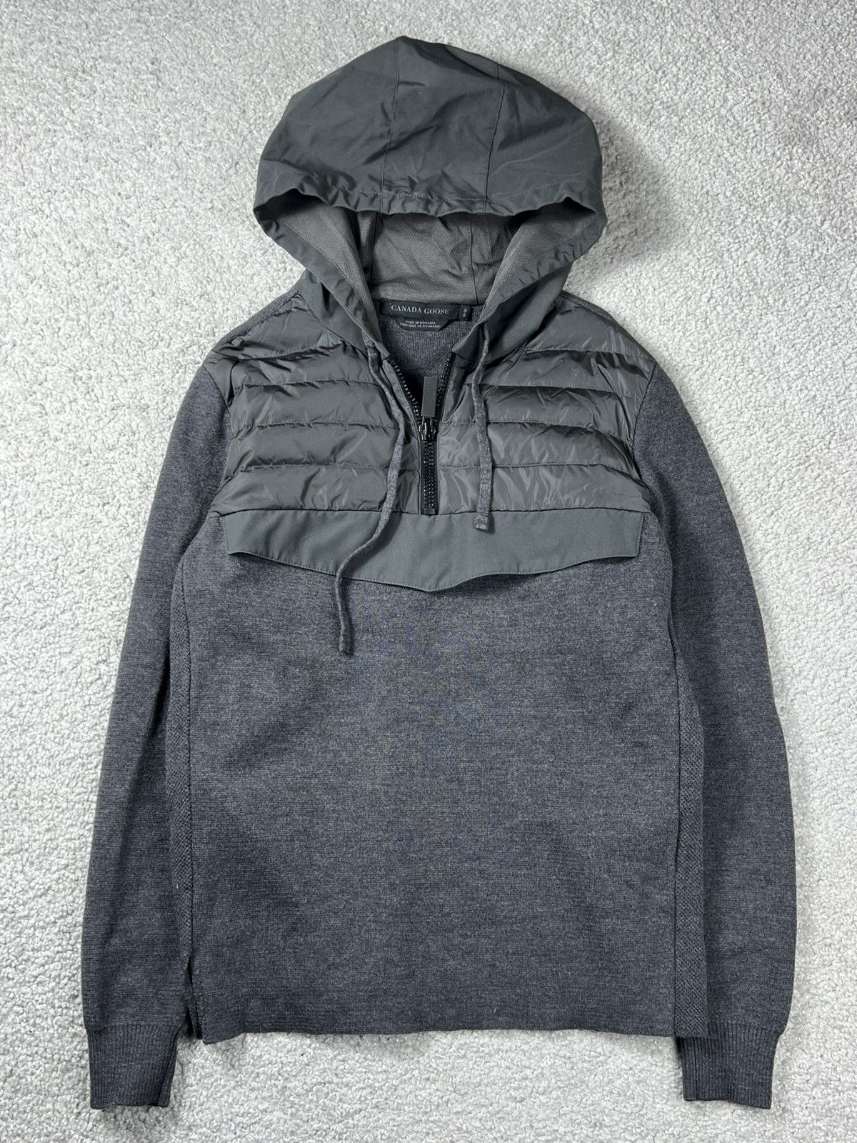 Canada Goose Canada Goose Hybridge Grey Knit Anorak Size M Size US M / EU 48-50 / 2 - 1 Thumbnail