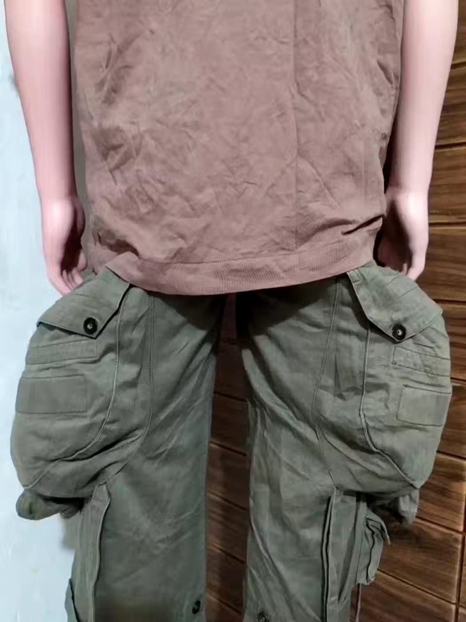 Japanese Brand GGD Multipocket Gas Mask Tactical Cargo Bondage Pants Size US 30 / EU 46 - 9 Thumbnail