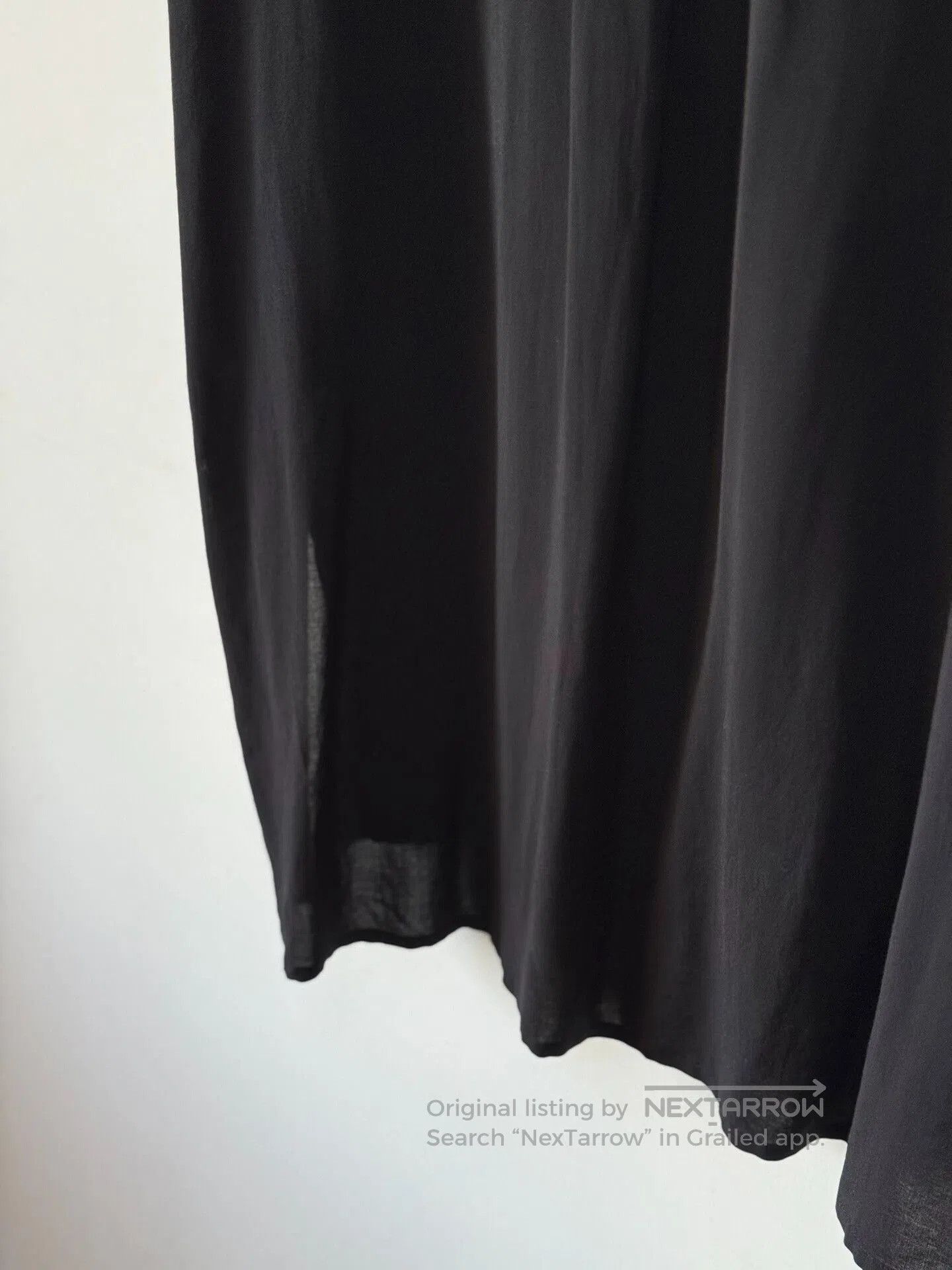 Yohji Yamamoto Yohji Yamamoto Black Scandal Silk Shirt. Size L / US 10 / IT 46 - 6 Thumbnail