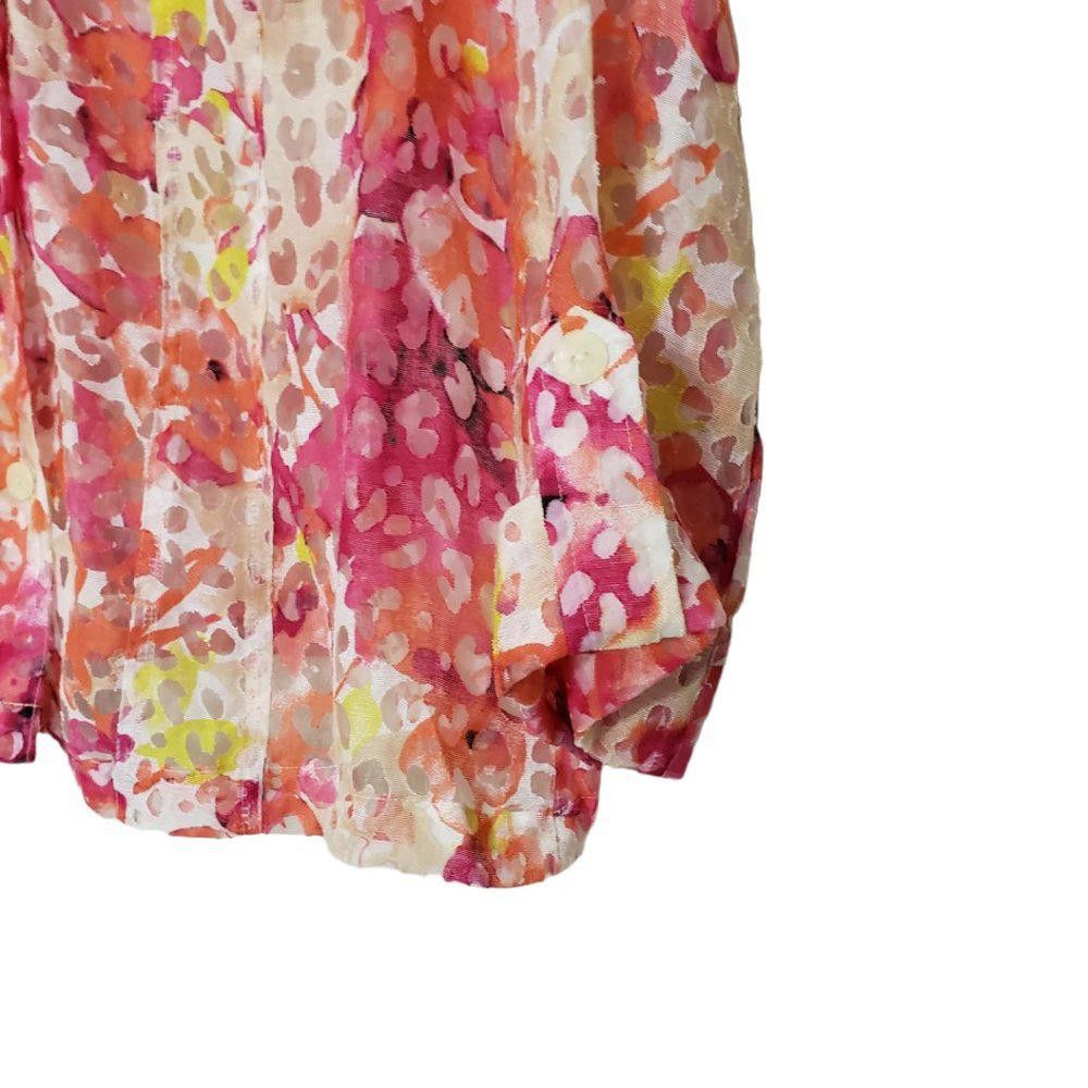 Designer CT190a Women's JM Collection Multi Color Shirt 16 Size XXL / US 16-18 / IT 52-54 - 5 Thumbnail