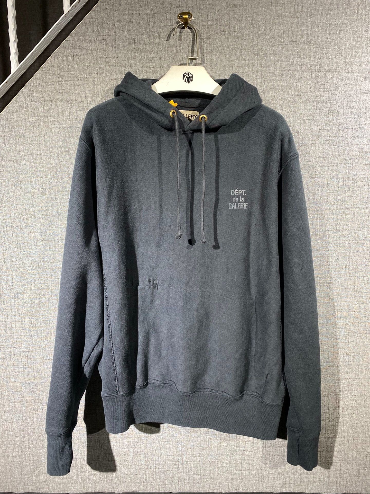 Gallery Dept. gallery dept hoodie in charcoal gray color Size US S / EU 44-46 / 1 - 1 Thumbnail