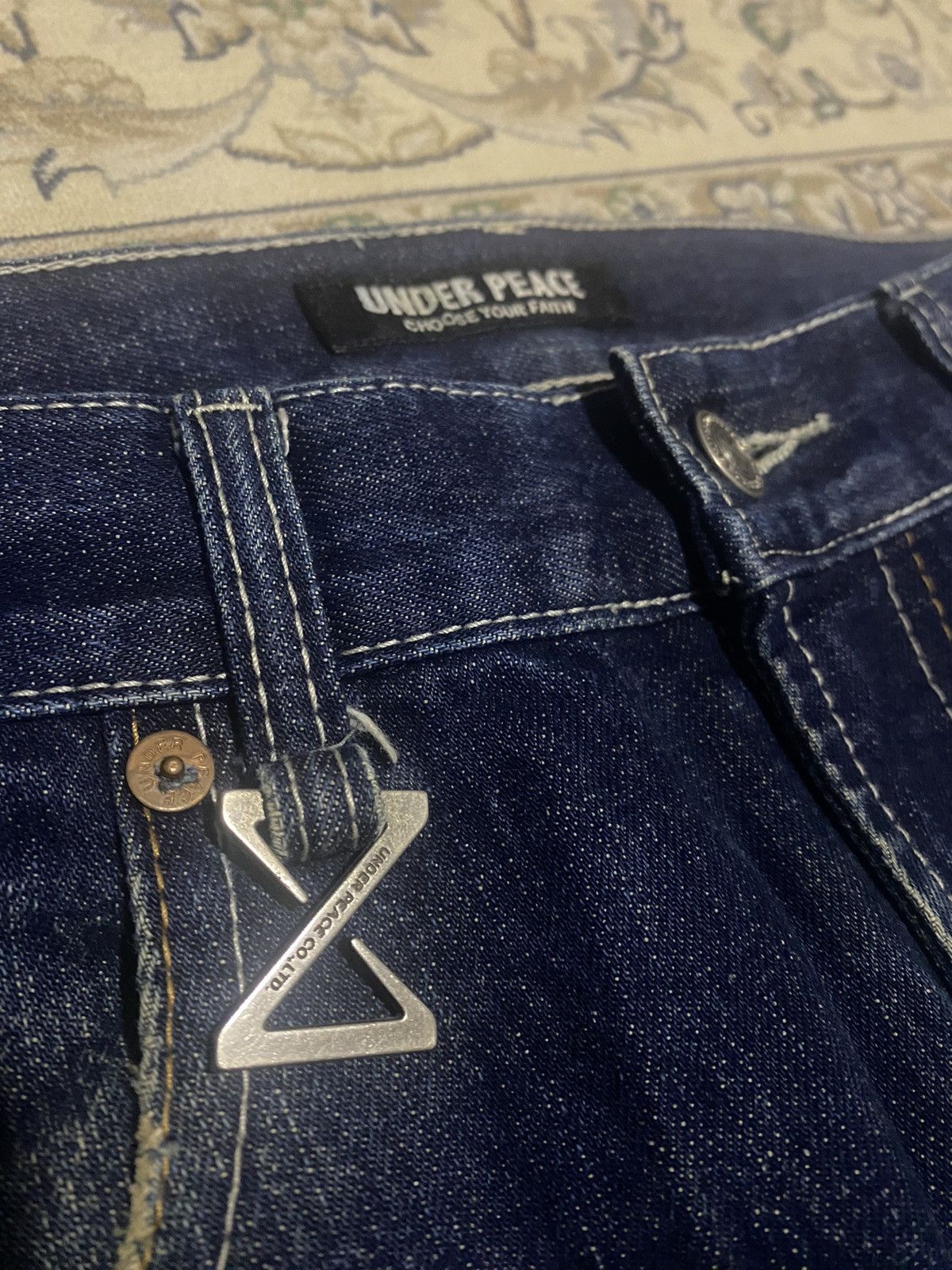 Art Comes First × Designer × Japanese Brand Selvedge Jeans Undercover Inspired Reconstruct Jeans Size US 32 / EU 48 - 4 Thumbnail