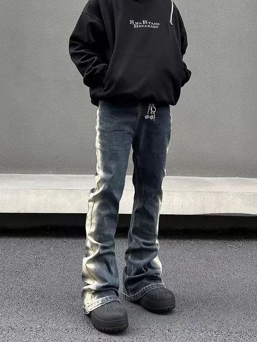 VIBE Vintage wash gradient bootcut jeans Size US 32 / EU 48 - 4 Thumbnail