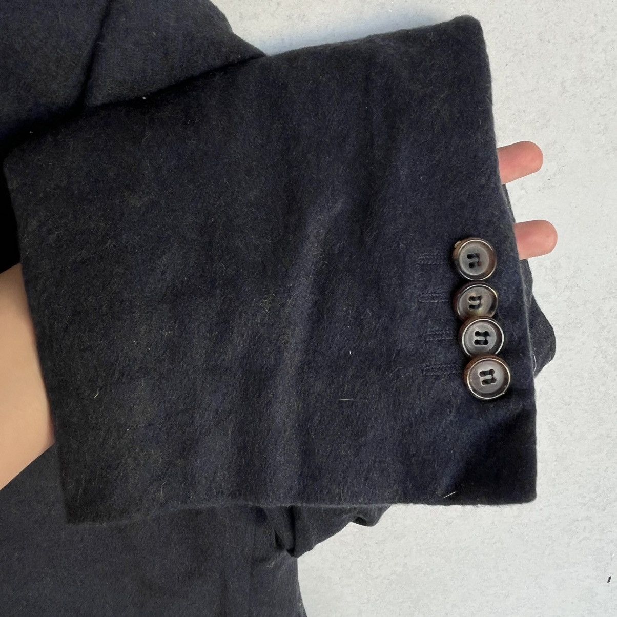 Other Vintage Black Blazer With A Classic Fit Made in Italy SizeXL Size 44L - 5 Thumbnail