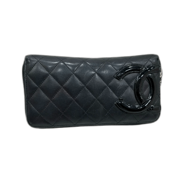 Chanel Chanel Black Quilted Long Wallet Size ONE SIZE - 1 Thumbnail