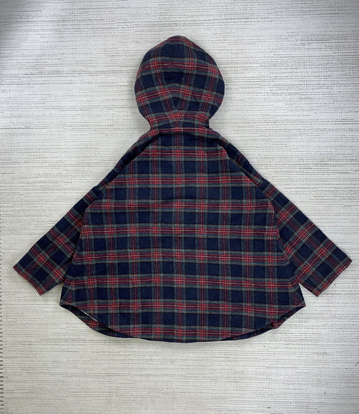 Ne-Net Vintage Issey Miyake Ne-Net Checked Batwing Duffle Jacket Size US M / EU 48-50 / 2 - 2 Thumbnail