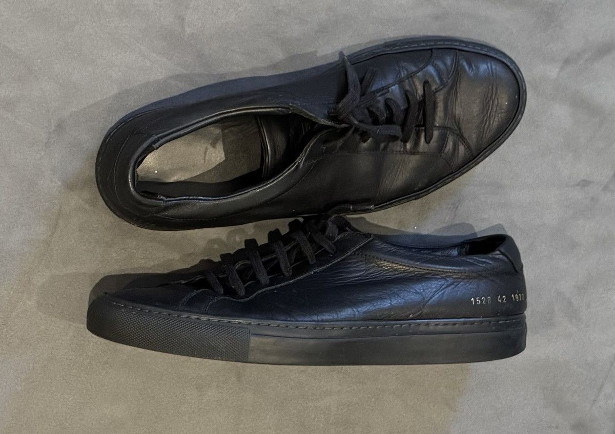 Common Projects COMMON PROJECTS ACHILLES LOW NAVY Size US 9 / EU 42 - 4 Thumbnail