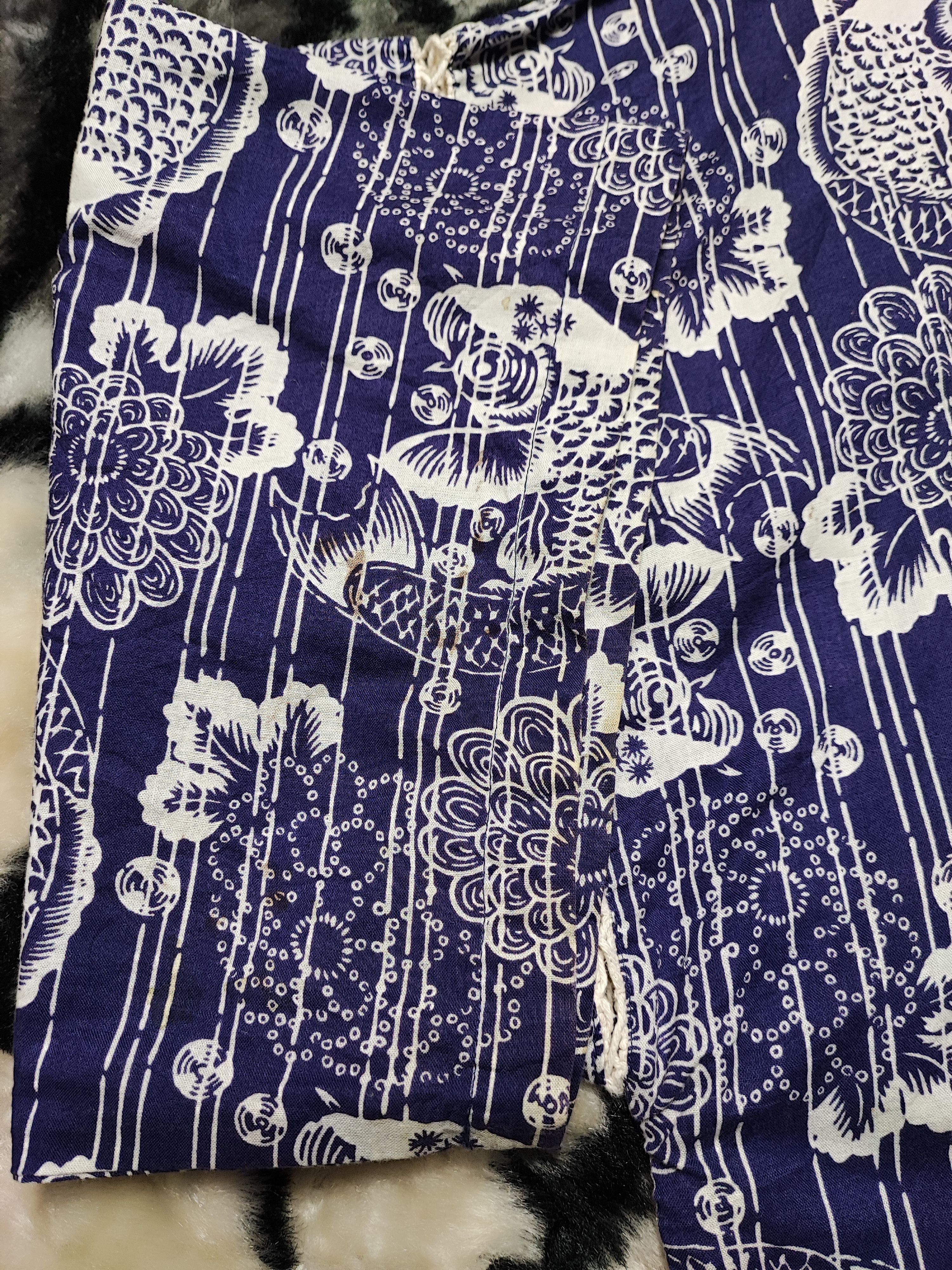 Japanese Brand Kimono Fish Koi Full Print Size M / US 6-8 / IT 42-44 - 16 Thumbnail