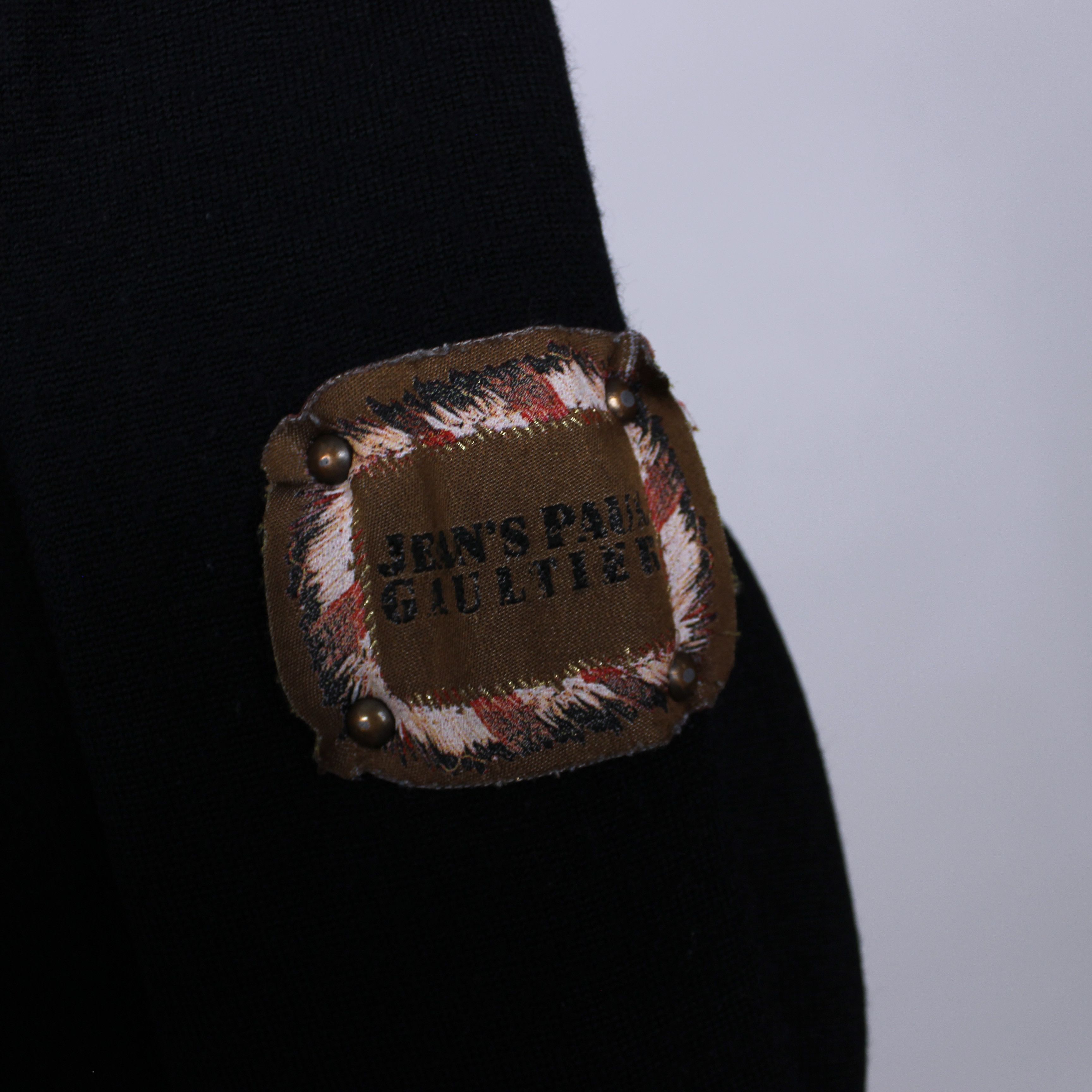 Jean Paul Gaultier Jean Paul Gaultier sweater wool black S M Size US M / EU 48-50 / 2 - 4 Thumbnail