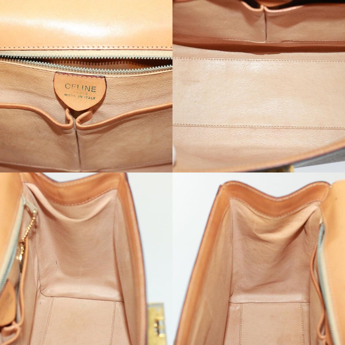 Celine CELINE Macadam Canvas Hand Bag Pvc Brown Size ONE SIZE - 12 Thumbnail