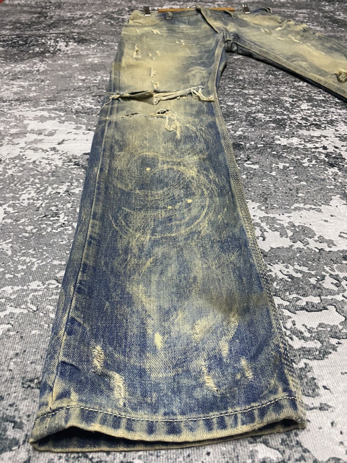 Diesel Vintage Diesel Industry Distressed Denim Jeans Made in Italy Size US 32 / EU 48 - 7 Thumbnail