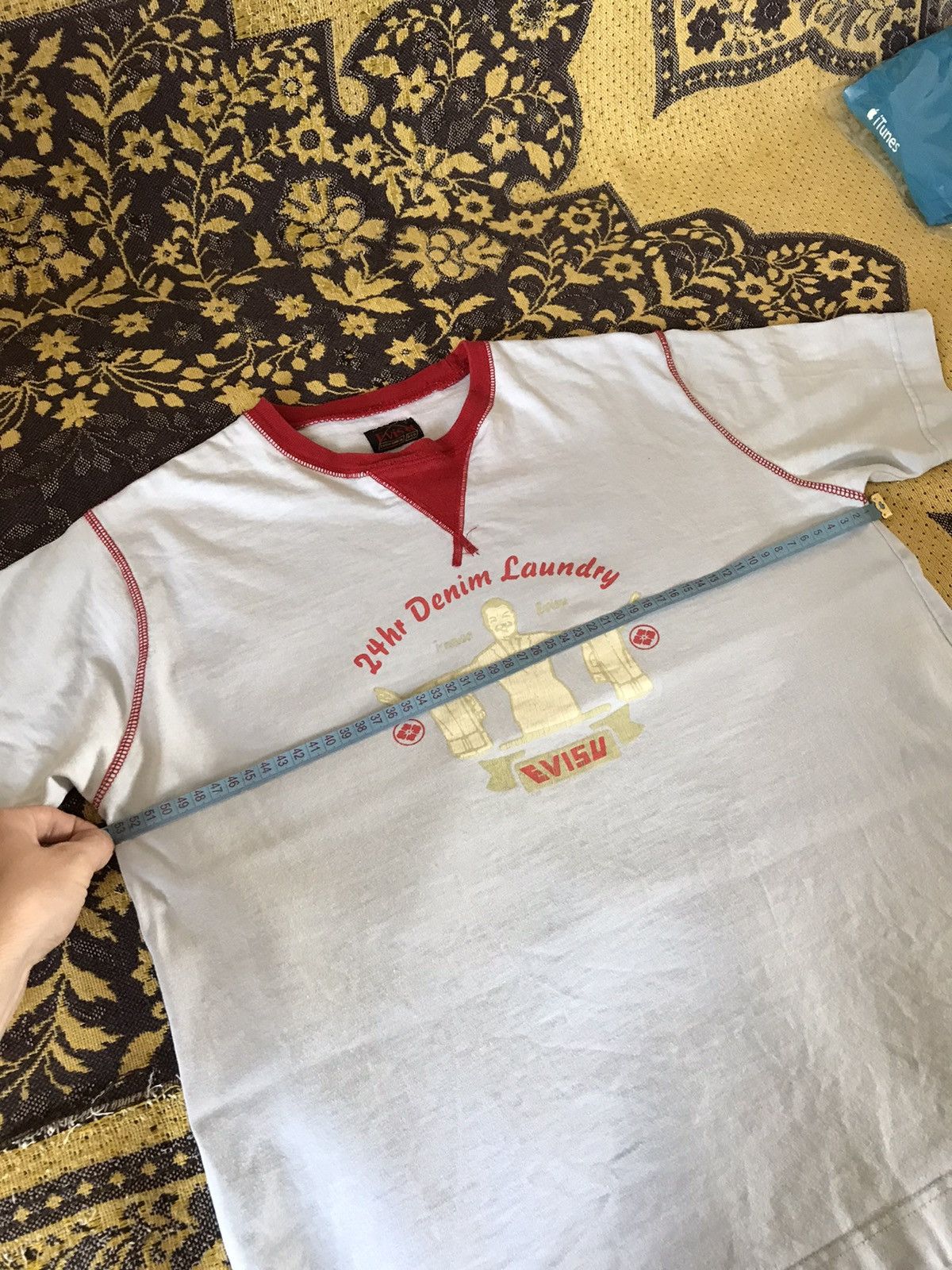 Evisu × Japanese Brand 🔥 Vintage Evisu Streetwear Y2K Japan T-Shirt Distressed Size US S / EU 44-46 / 1 - 12 Thumbnail