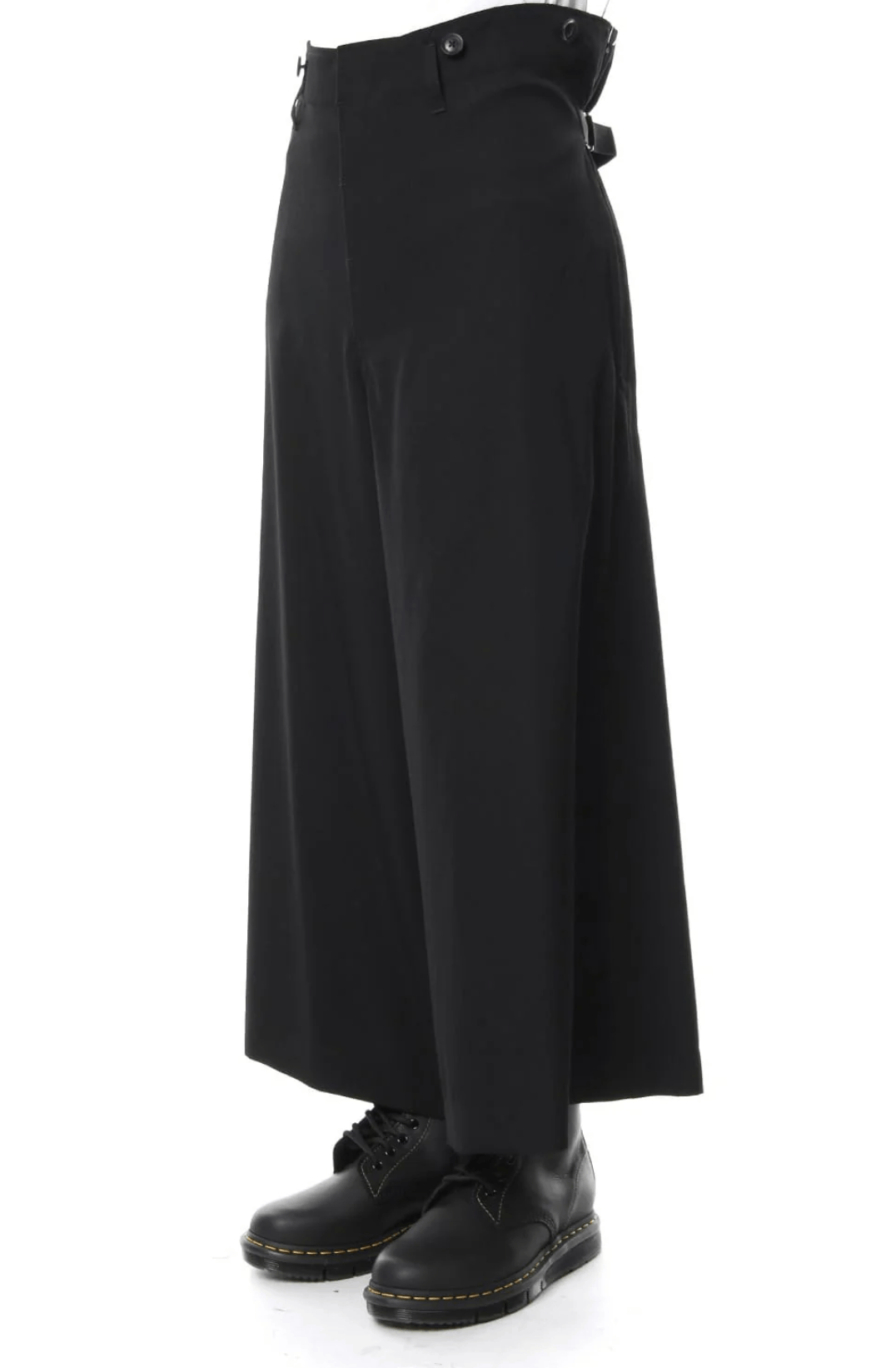 Yohji Yamamoto Yohji Yamamoto Pour Homme - Wool Wide Suspender Pants Size US 30 / EU 46 - 2 Thumbnail