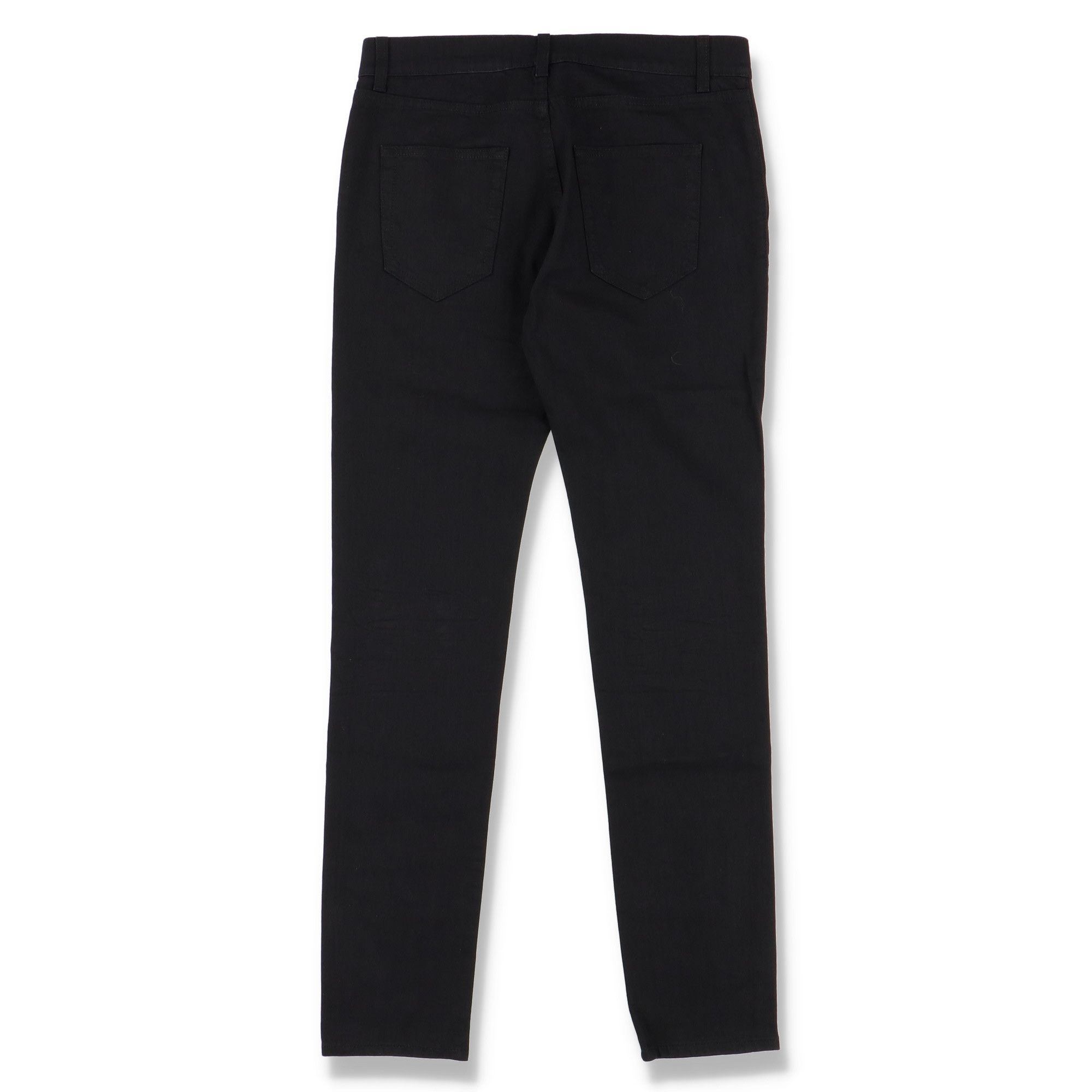 Saint Laurent Paris D02 Black Knee Ripped Skinny Jeans Size US 29 - 8 Thumbnail